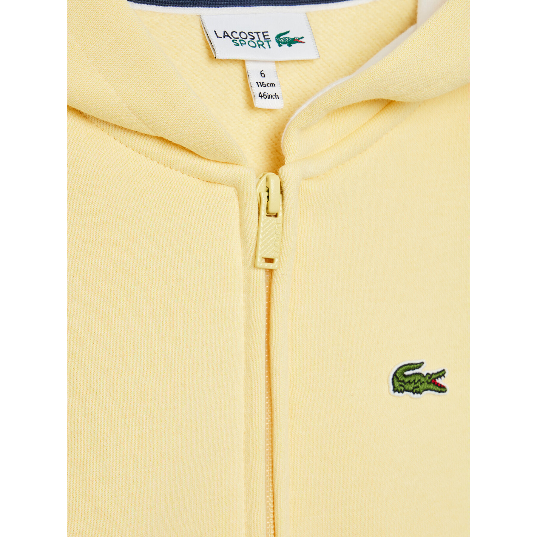 Lacoste Mikina SJ2903 Žlutá Regular Fit - Pepit.cz