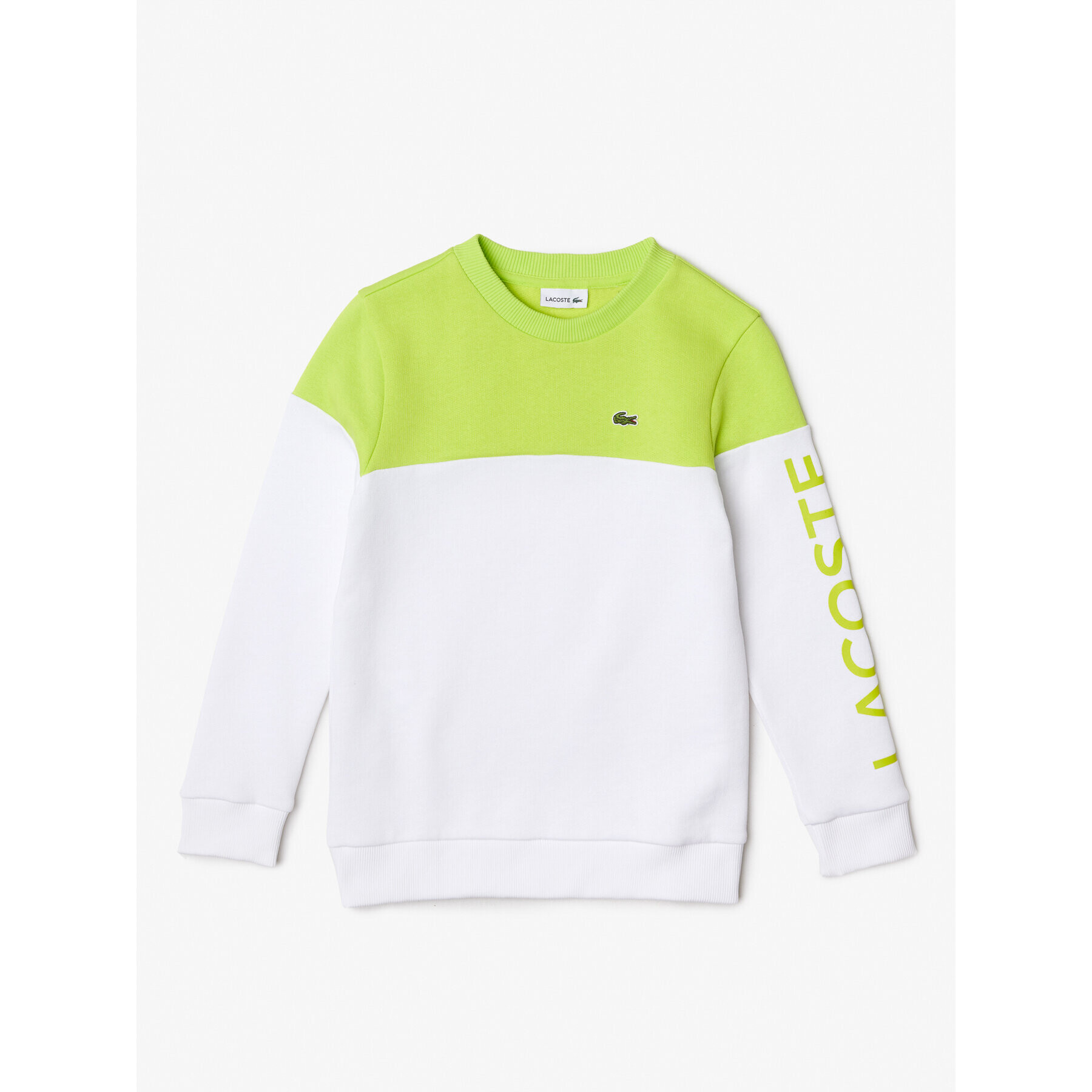 Lacoste Mikina SJ5288 Bílá Regular Fit - Pepit.cz