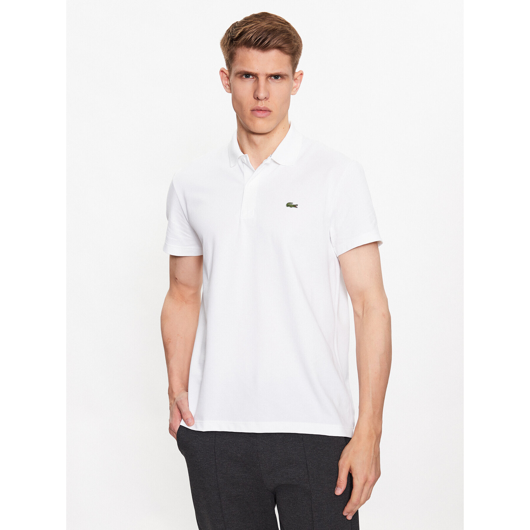 Lacoste Polokošile DH0783 Bílá Regular Fit - Pepit.cz