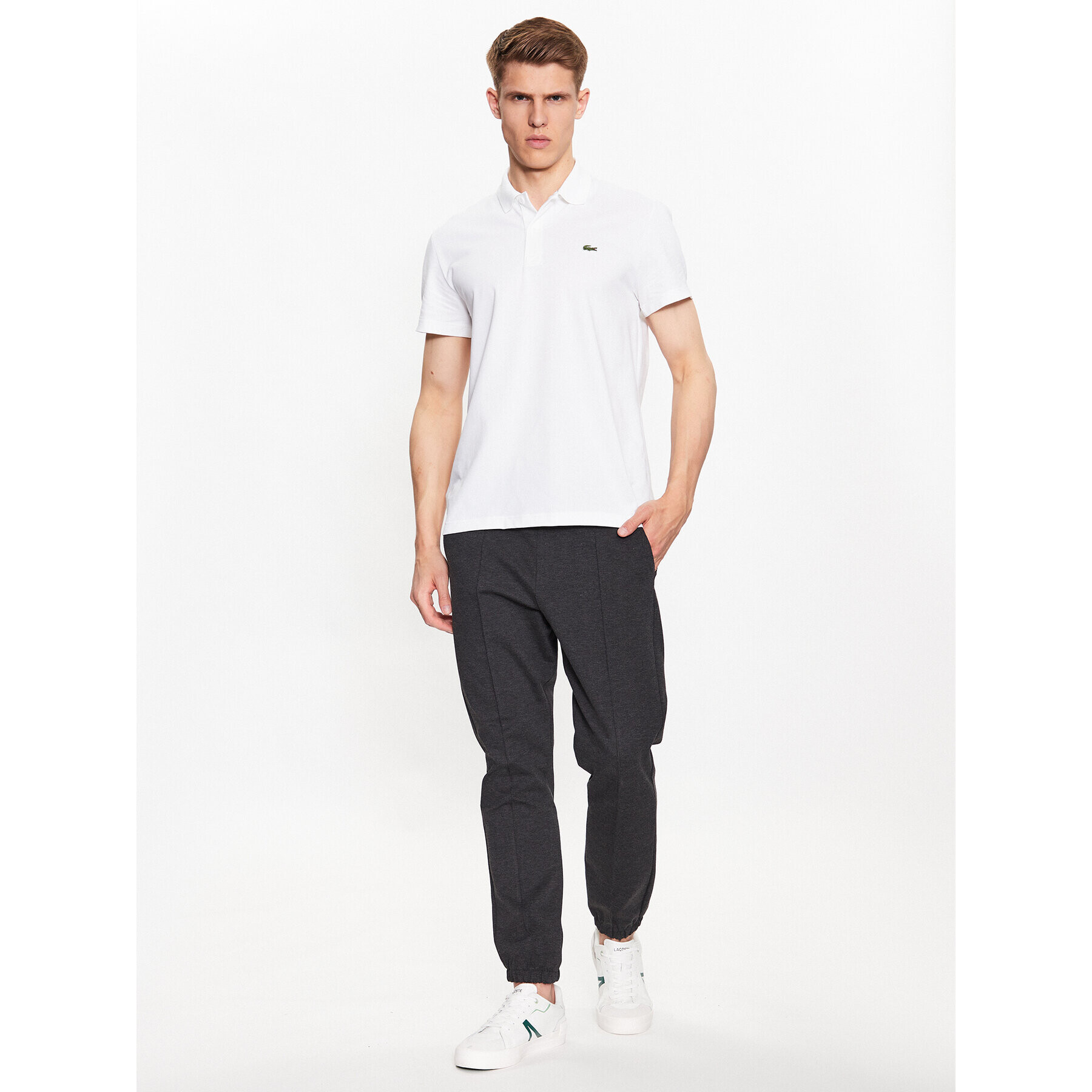 Lacoste Polokošile DH0783 Bílá Regular Fit - Pepit.cz