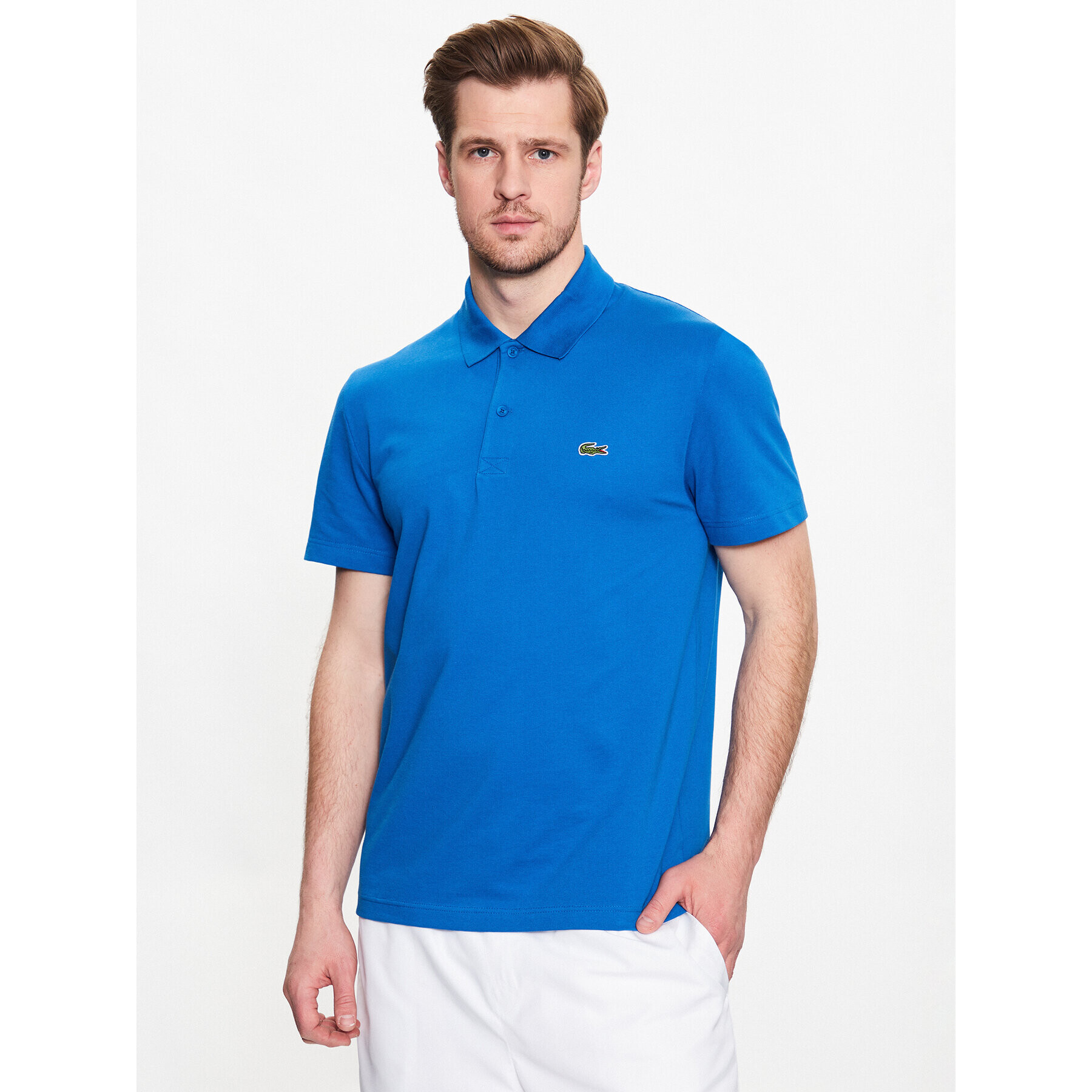 Lacoste Polokošile DH0783 Modrá Regular Fit - Pepit.cz