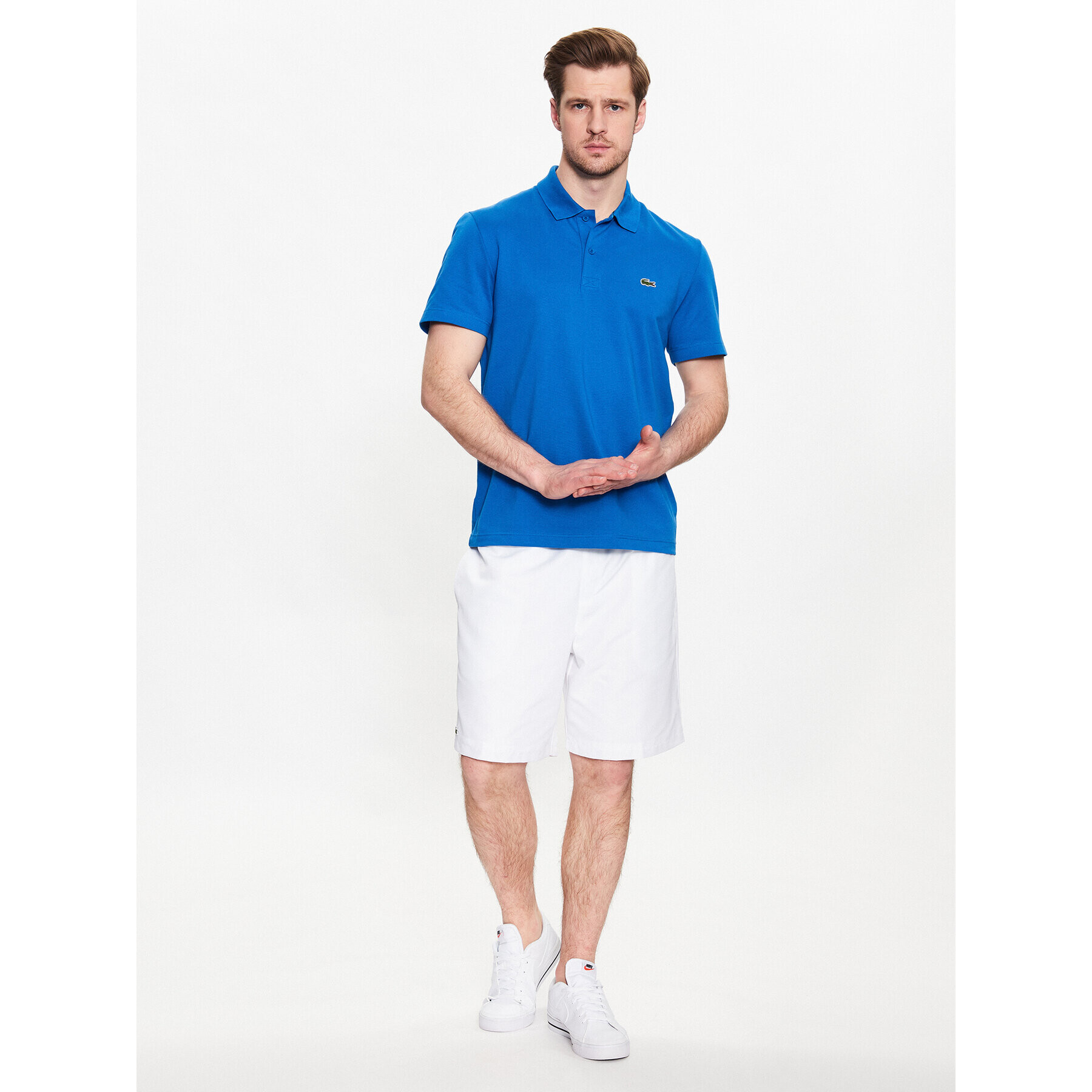 Lacoste Polokošile DH0783 Modrá Regular Fit - Pepit.cz