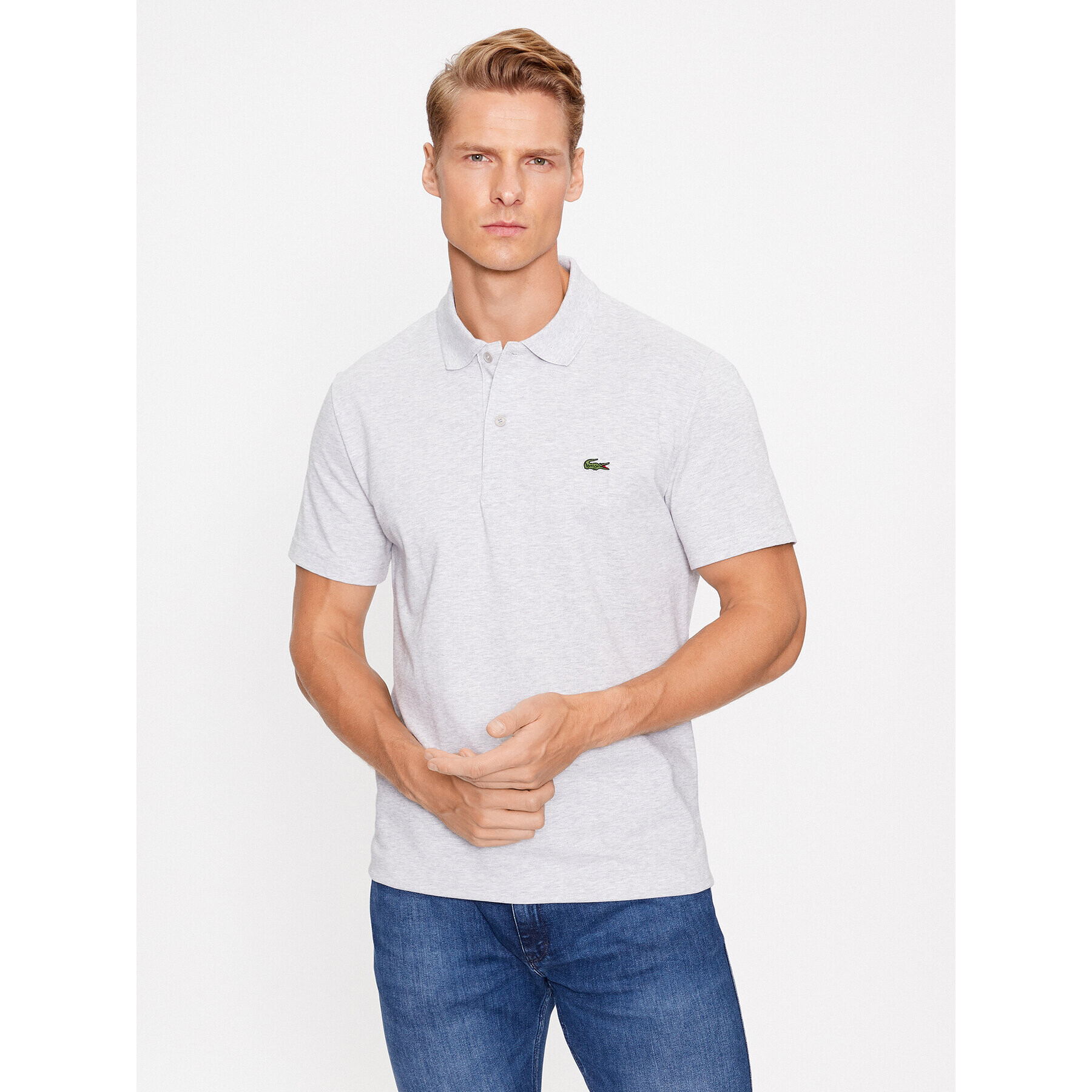 Lacoste Polokošile DH0783 Šedá Regular Fit - Pepit.cz