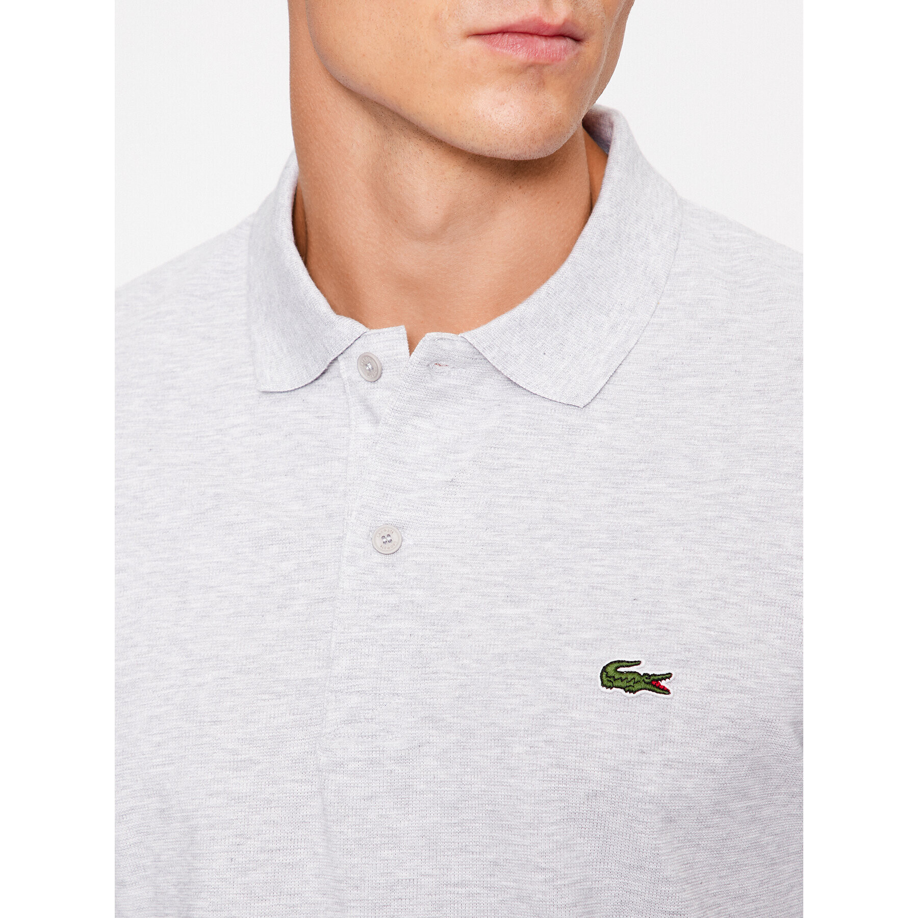 Lacoste Polokošile DH0783 Šedá Regular Fit - Pepit.cz