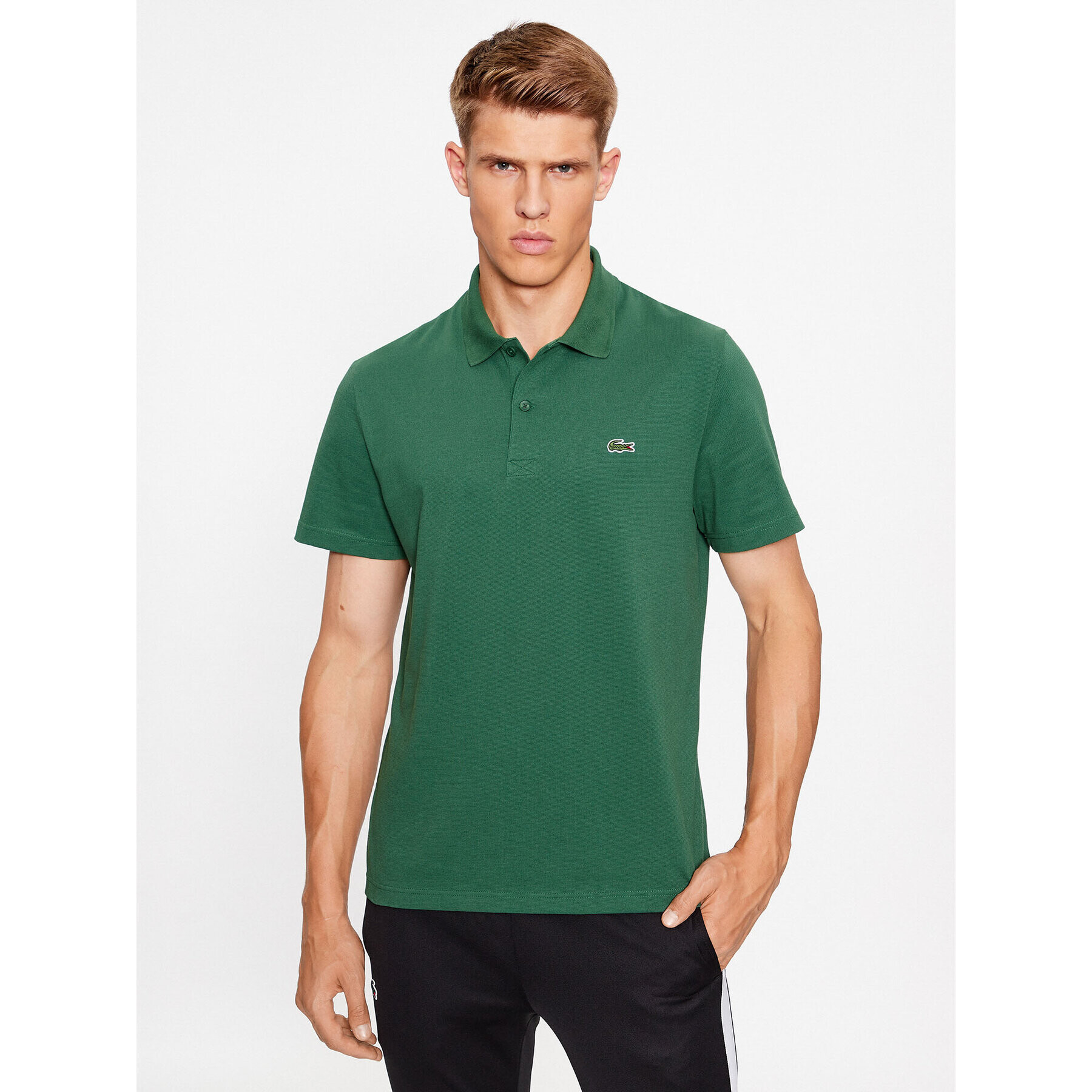 Lacoste Polokošile DH0783 Zelená Regular Fit - Pepit.cz