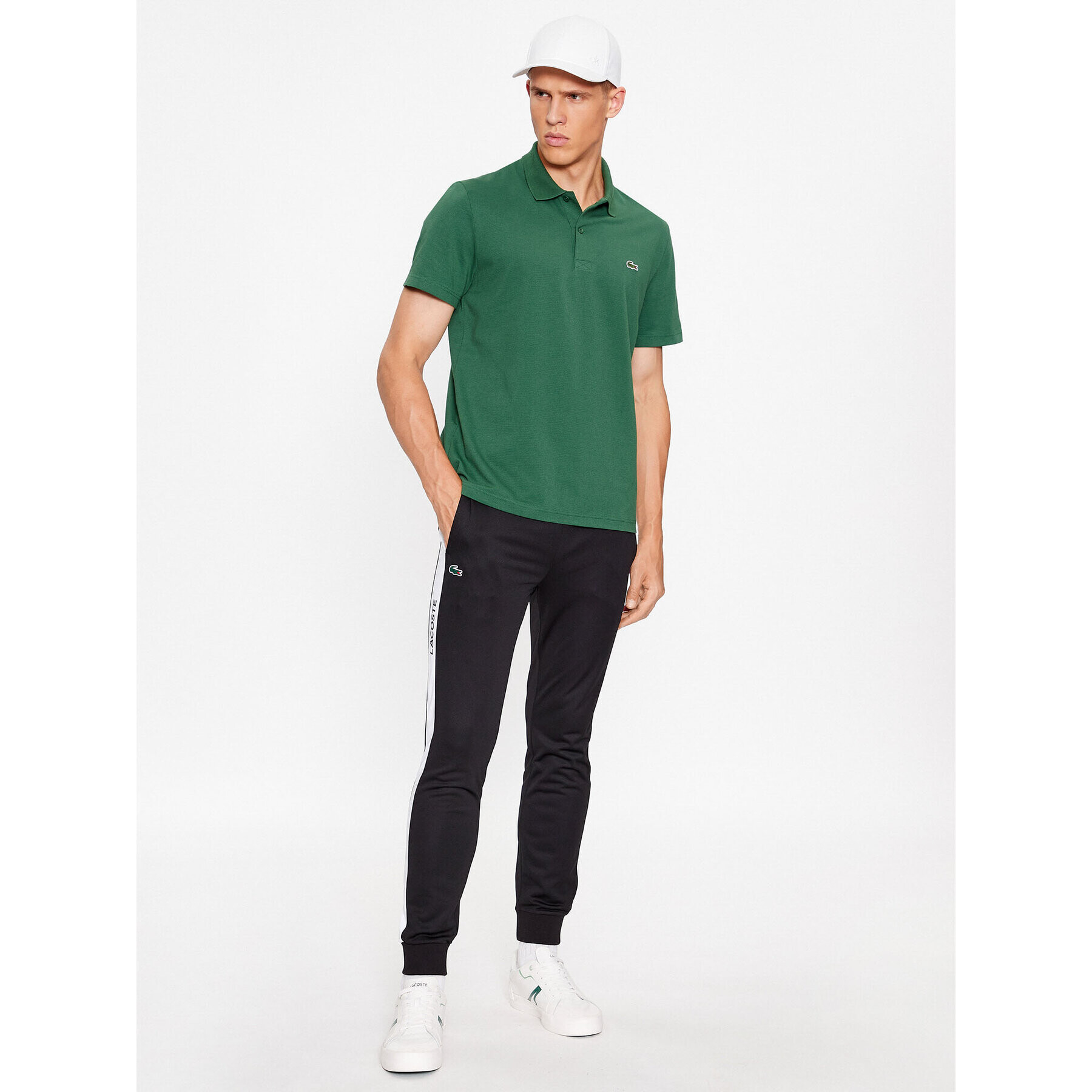 Lacoste Polokošile DH0783 Zelená Regular Fit - Pepit.cz