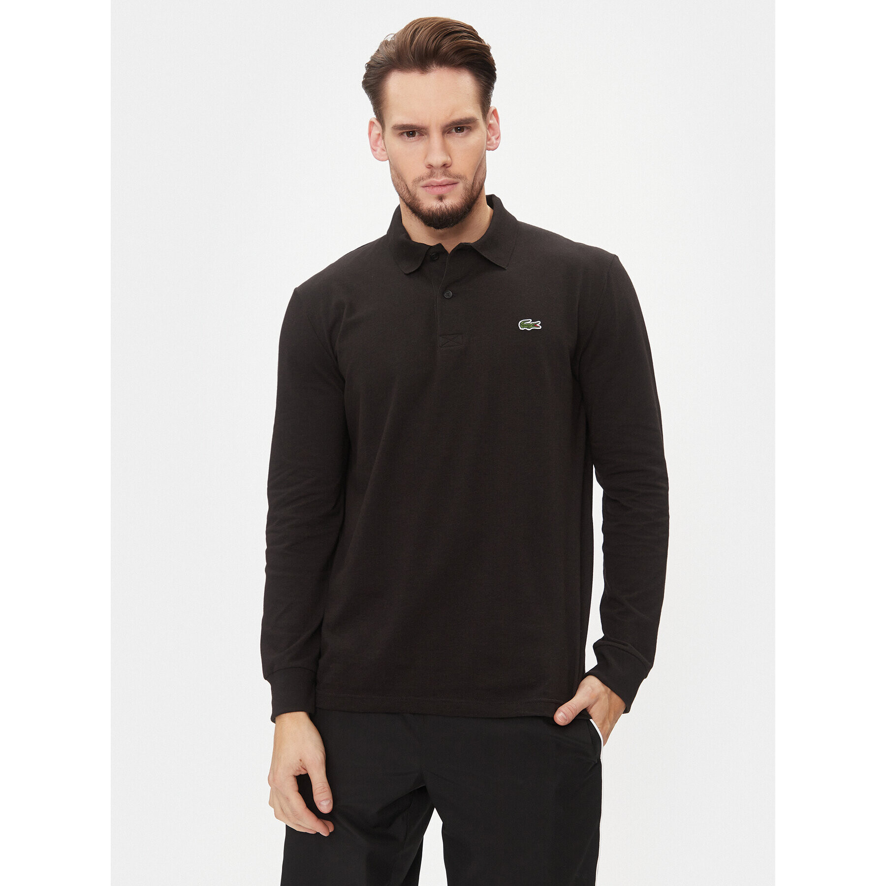 Lacoste Polokošile DH0784 Černá Regular Fit - Pepit.cz