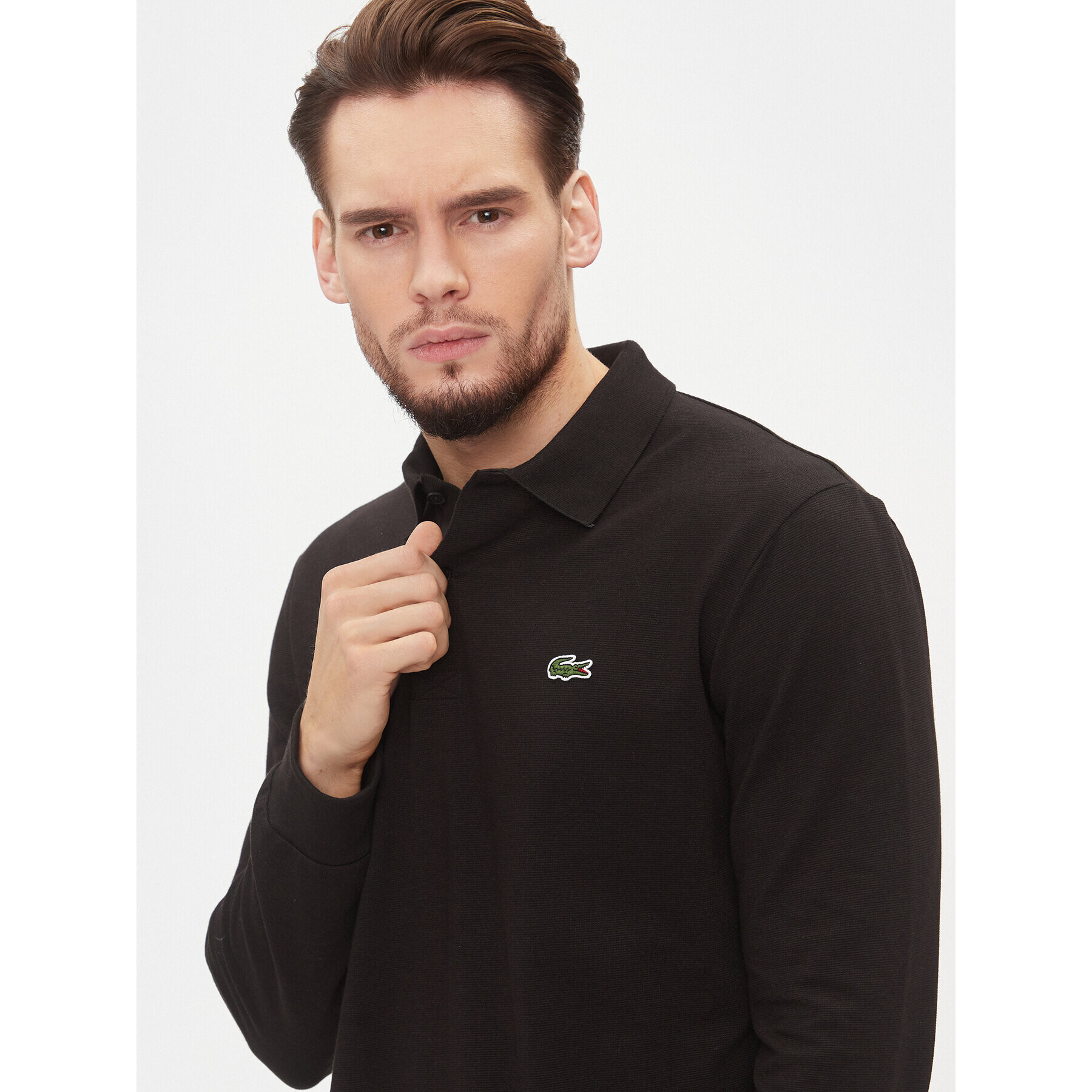 Lacoste Polokošile DH0784 Černá Regular Fit - Pepit.cz