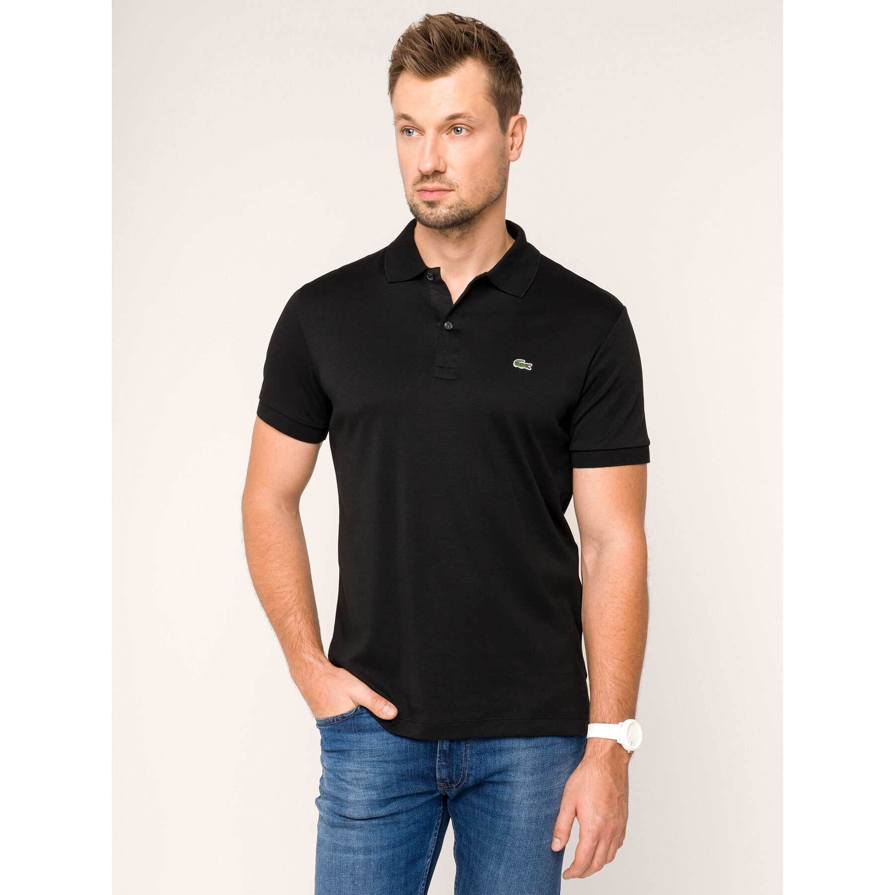 Lacoste Polokošile DH2050 Černá Regular Fit - Pepit.cz