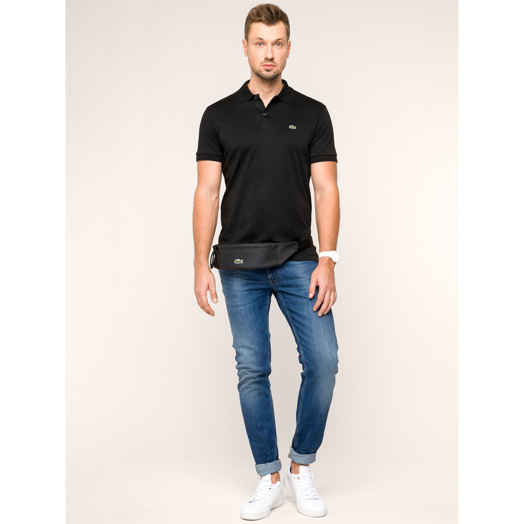 Lacoste Polokošile DH2050 Černá Regular Fit - Pepit.cz