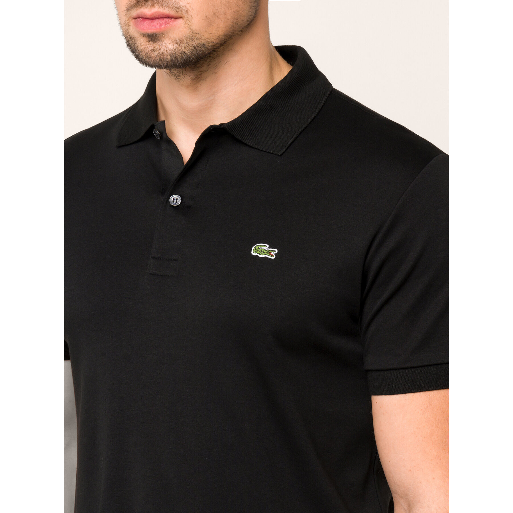 Lacoste Polokošile DH2050 Černá Regular Fit - Pepit.cz