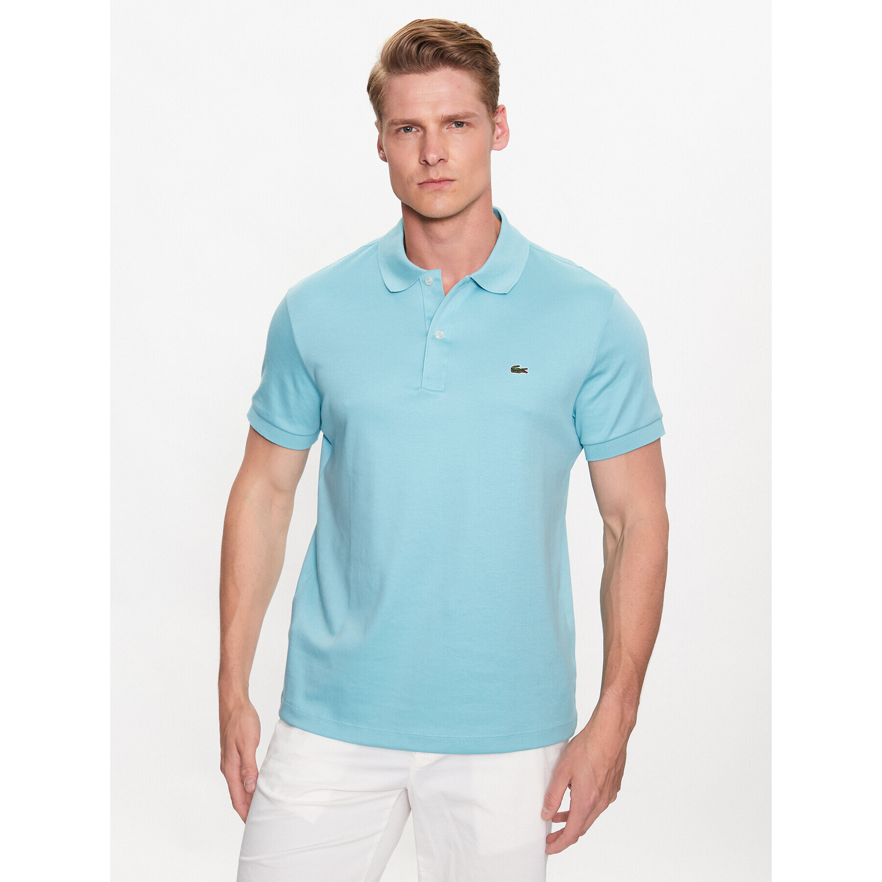 Lacoste Polokošile DH2050 Modrá Regular Fit - Pepit.cz