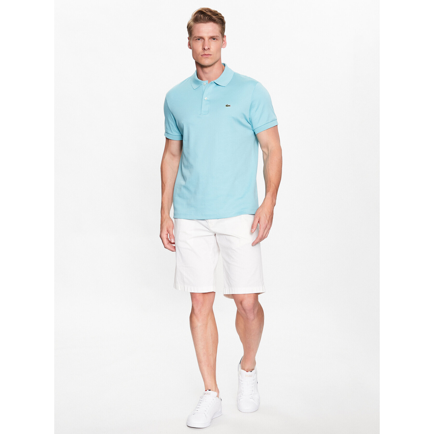 Lacoste Polokošile DH2050 Modrá Regular Fit - Pepit.cz