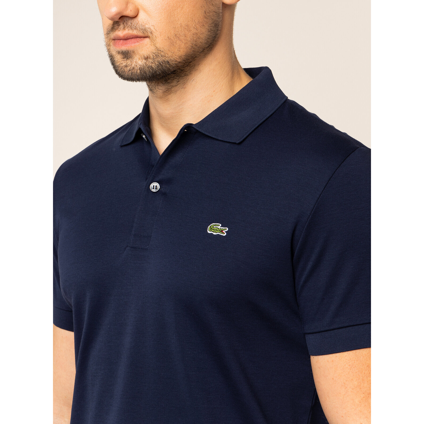 Lacoste Polokošile DH2050 Tmavomodrá Regular Fit - Pepit.cz