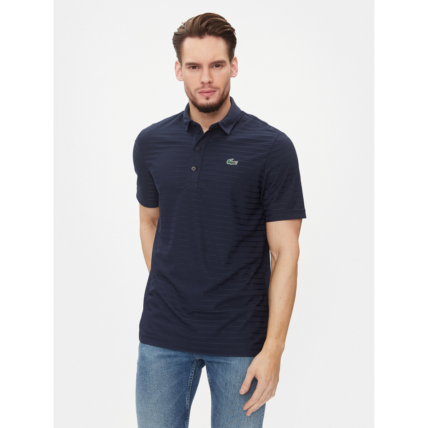 Lacoste Polokošile DH6844 Tmavomodrá Regular Fit - Pepit.cz