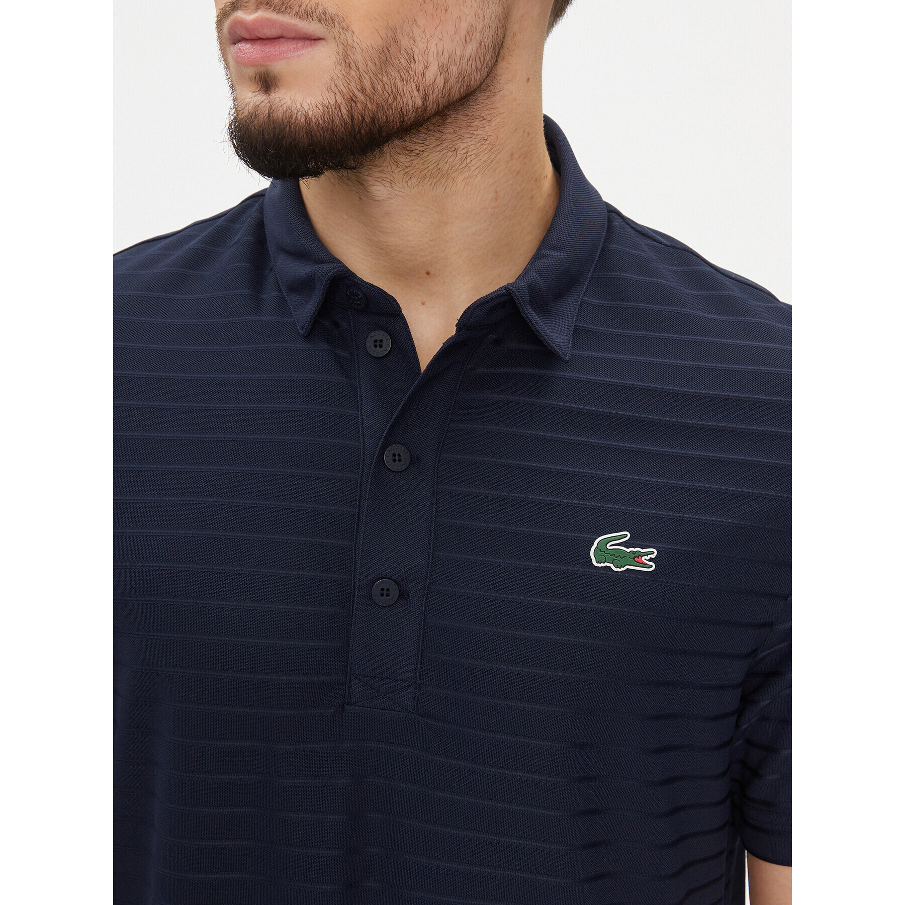 Lacoste Polokošile DH6844 Tmavomodrá Regular Fit - Pepit.cz