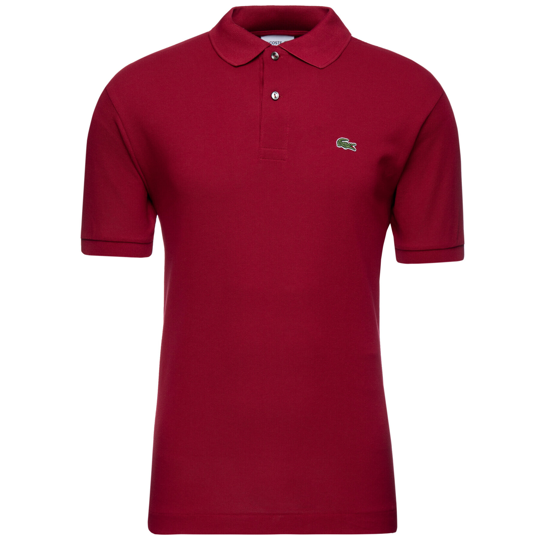 Lacoste Polokošile L1212 Bordó Classic Fit - Pepit.cz