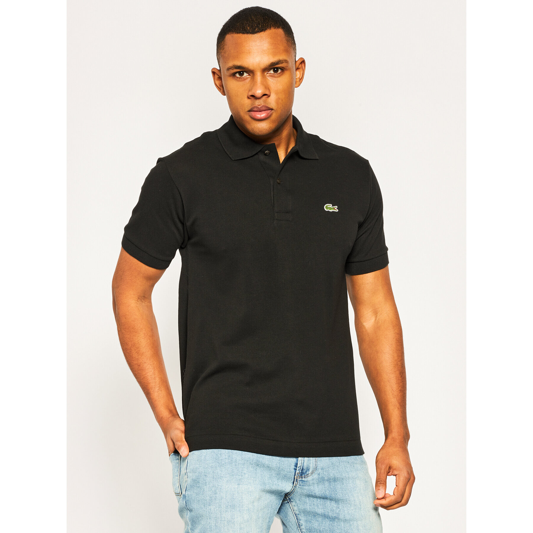 Lacoste Polokošile L1212 Černá Classic Fit - Pepit.cz