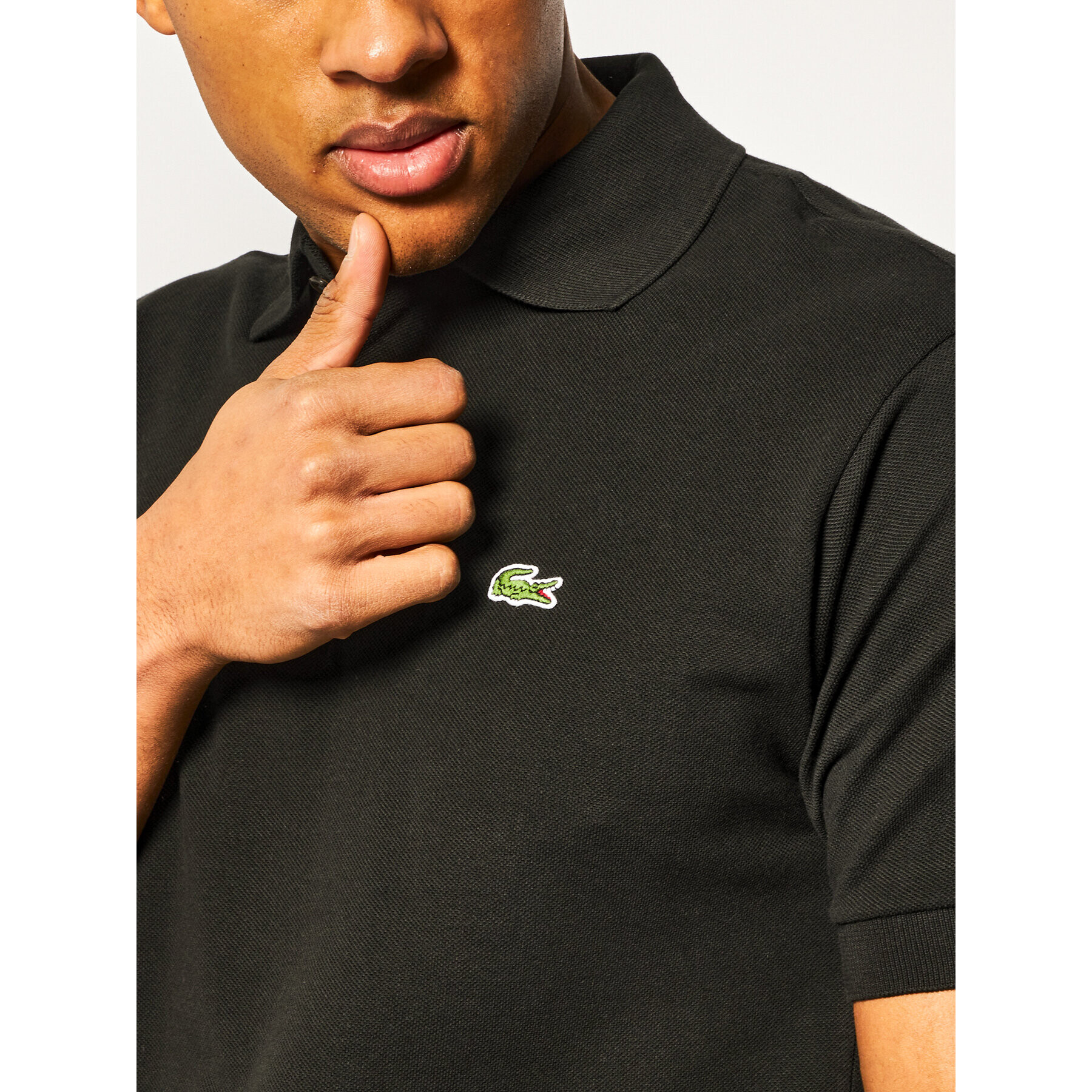 Lacoste Polokošile L1212 Černá Classic Fit - Pepit.cz