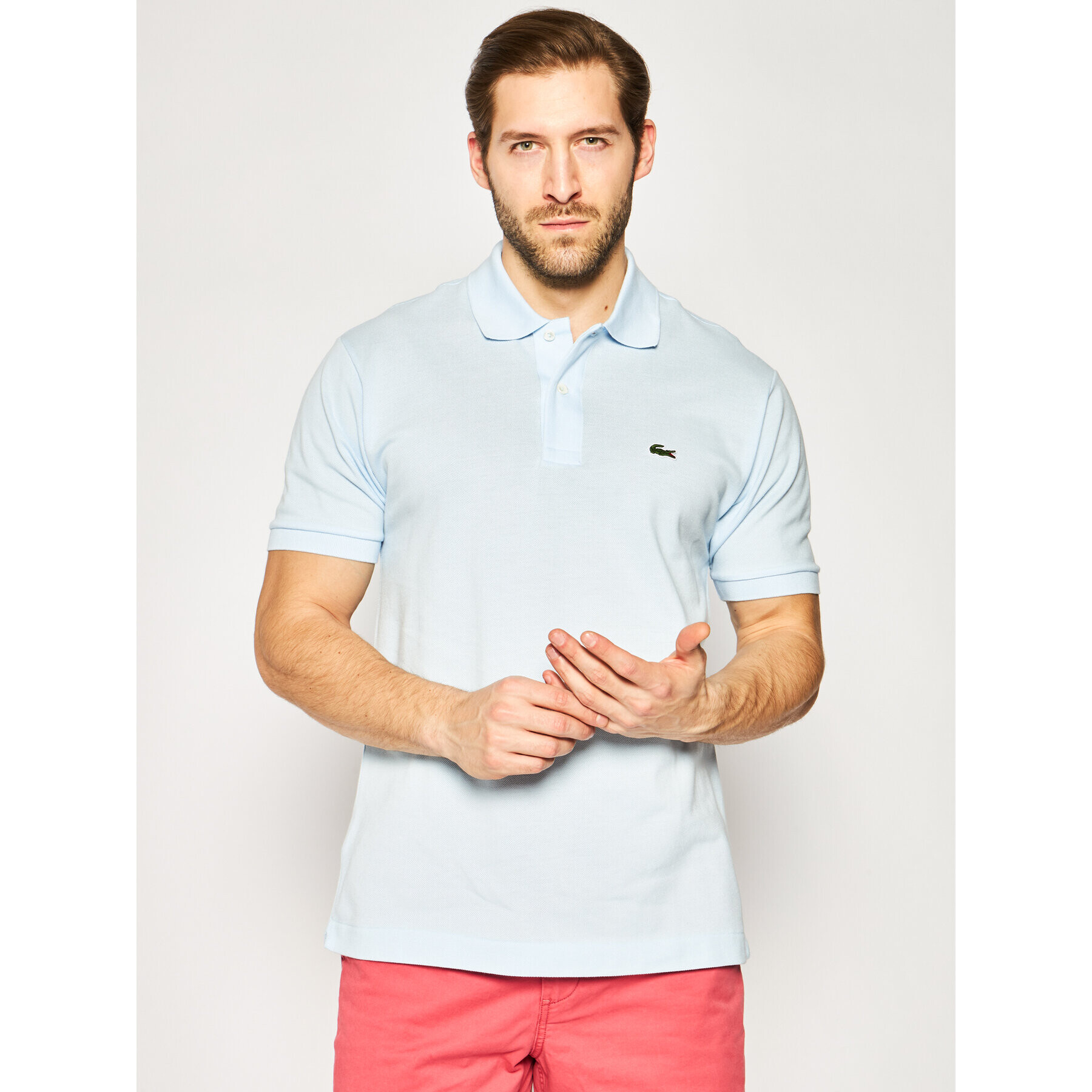 Lacoste Polokošile L1212 Modrá Classic Fit - Pepit.cz