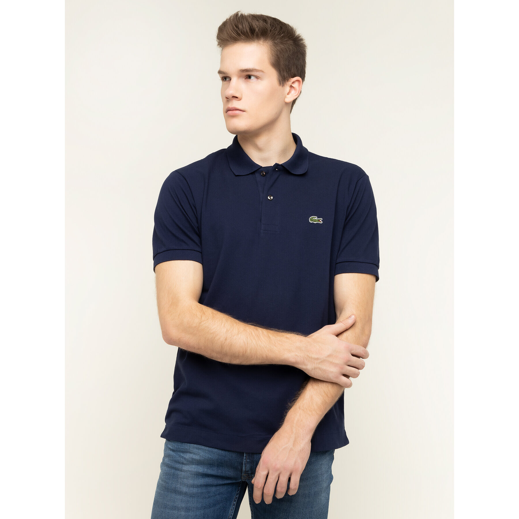 Lacoste Polokošile L1212 Tmavomodrá Classic Fit - Pepit.cz