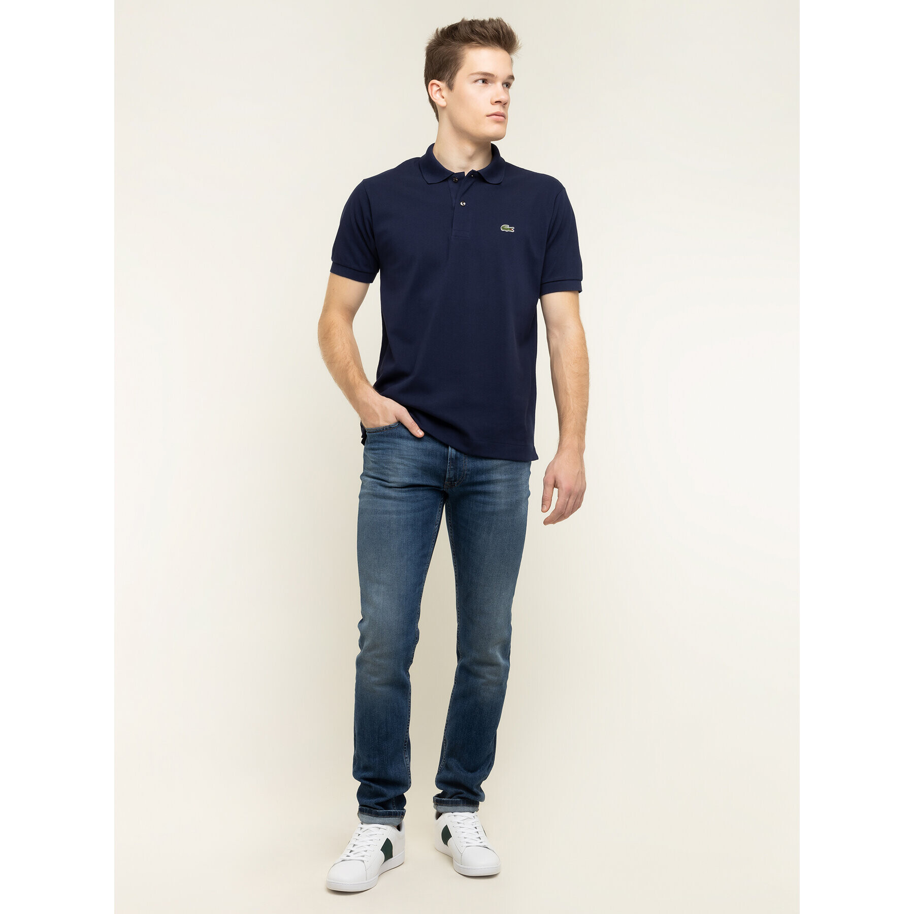 Lacoste Polokošile L1212 Tmavomodrá Classic Fit - Pepit.cz