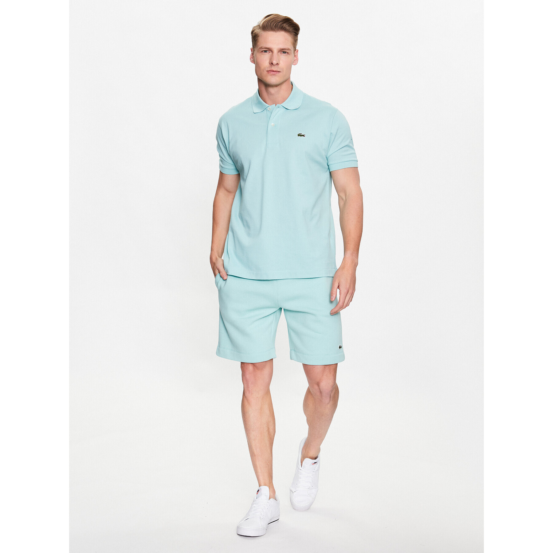 Lacoste Polokošile L1212 Zelená Regular Fit - Pepit.cz