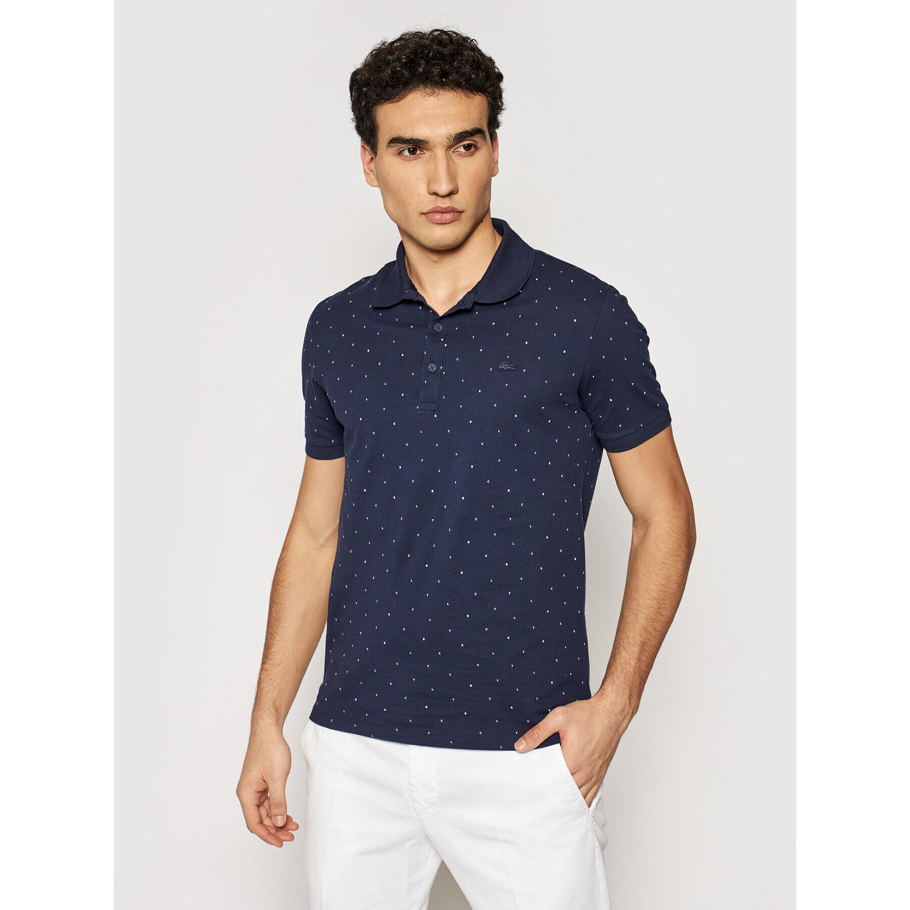 Lacoste Polokošile PH0158 Tmavomodrá Slim Fit - Pepit.cz