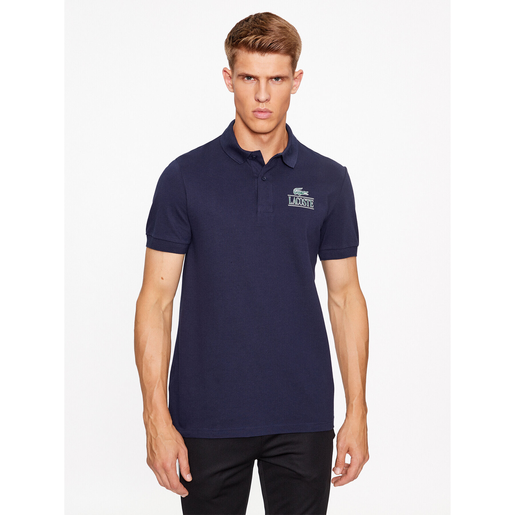 Lacoste Polokošile PH1136 Tmavomodrá Regular Fit - Pepit.cz