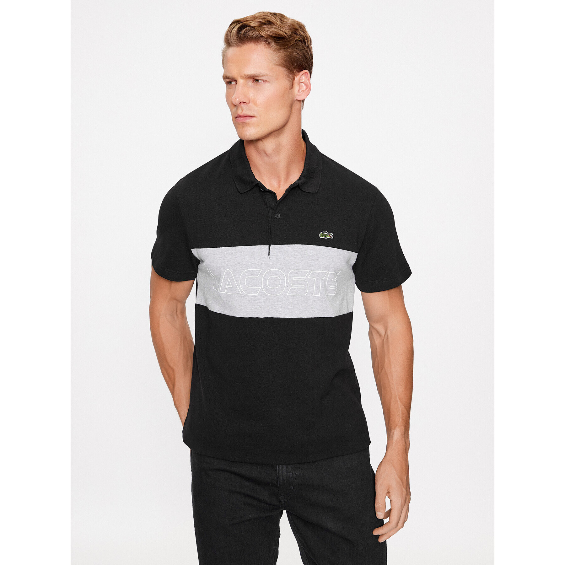 Lacoste Polokošile PH1470 Černá Regular Fit - Pepit.cz