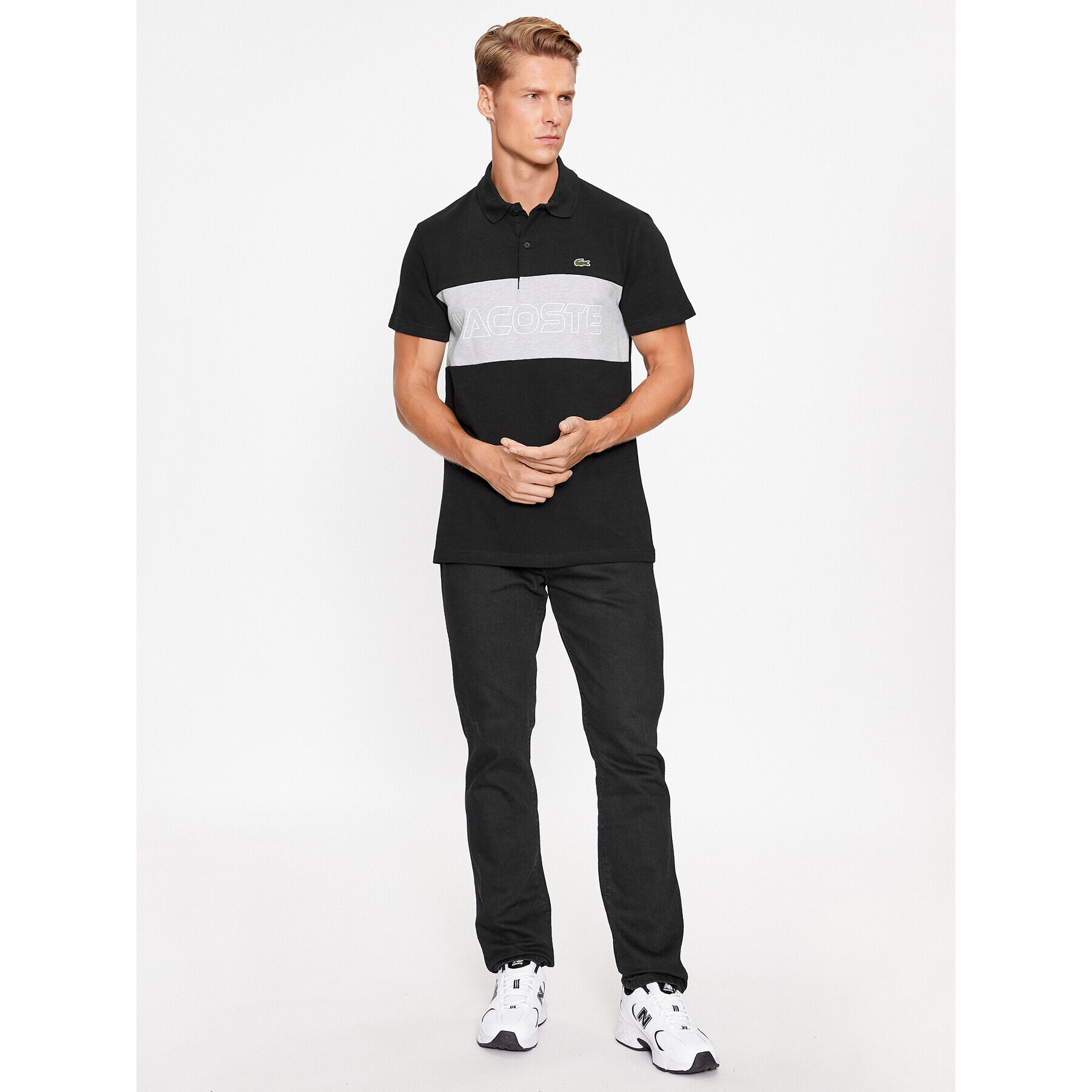 Lacoste Polokošile PH1470 Černá Regular Fit - Pepit.cz