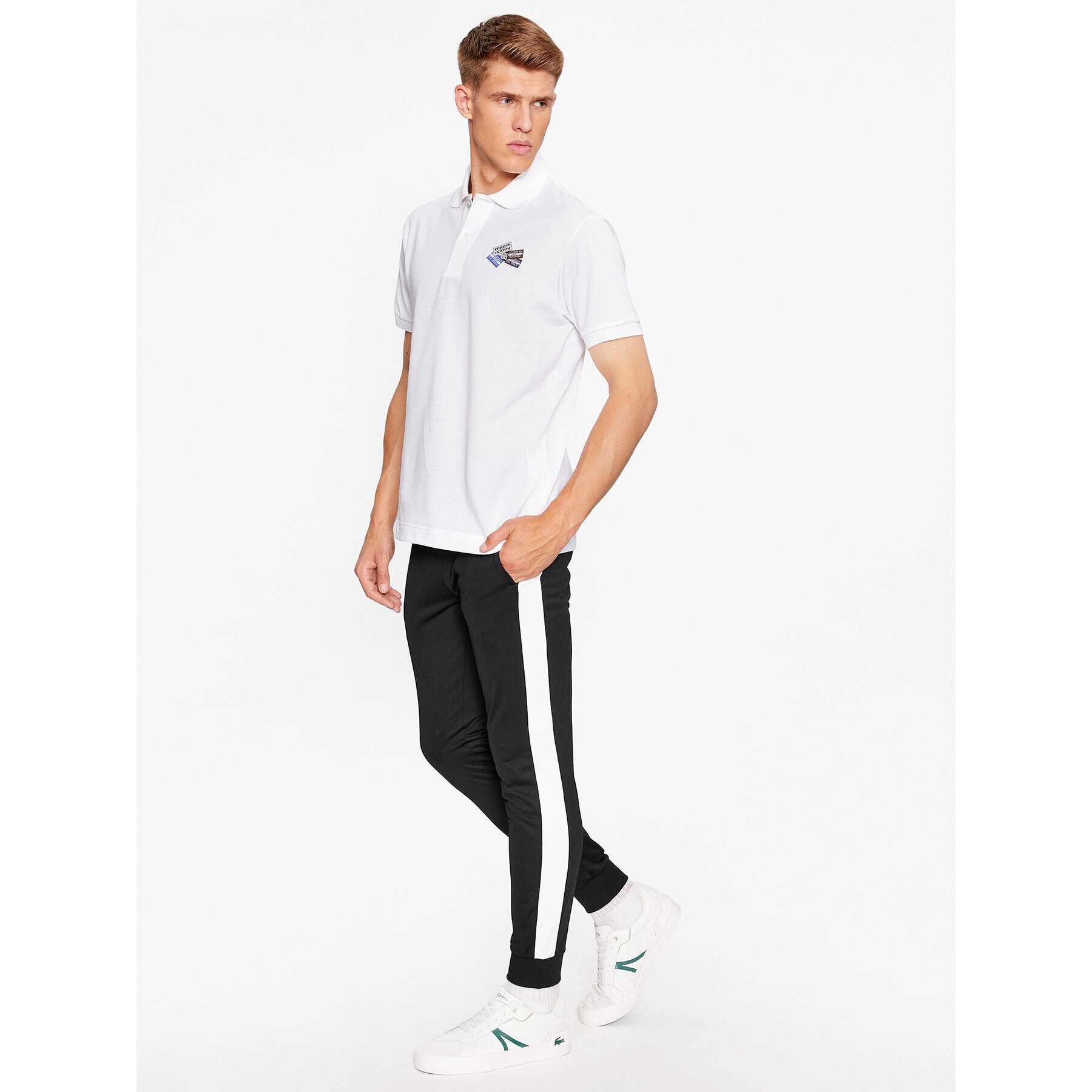 Lacoste Polokošile PH2052 Bílá Regular Fit - Pepit.cz