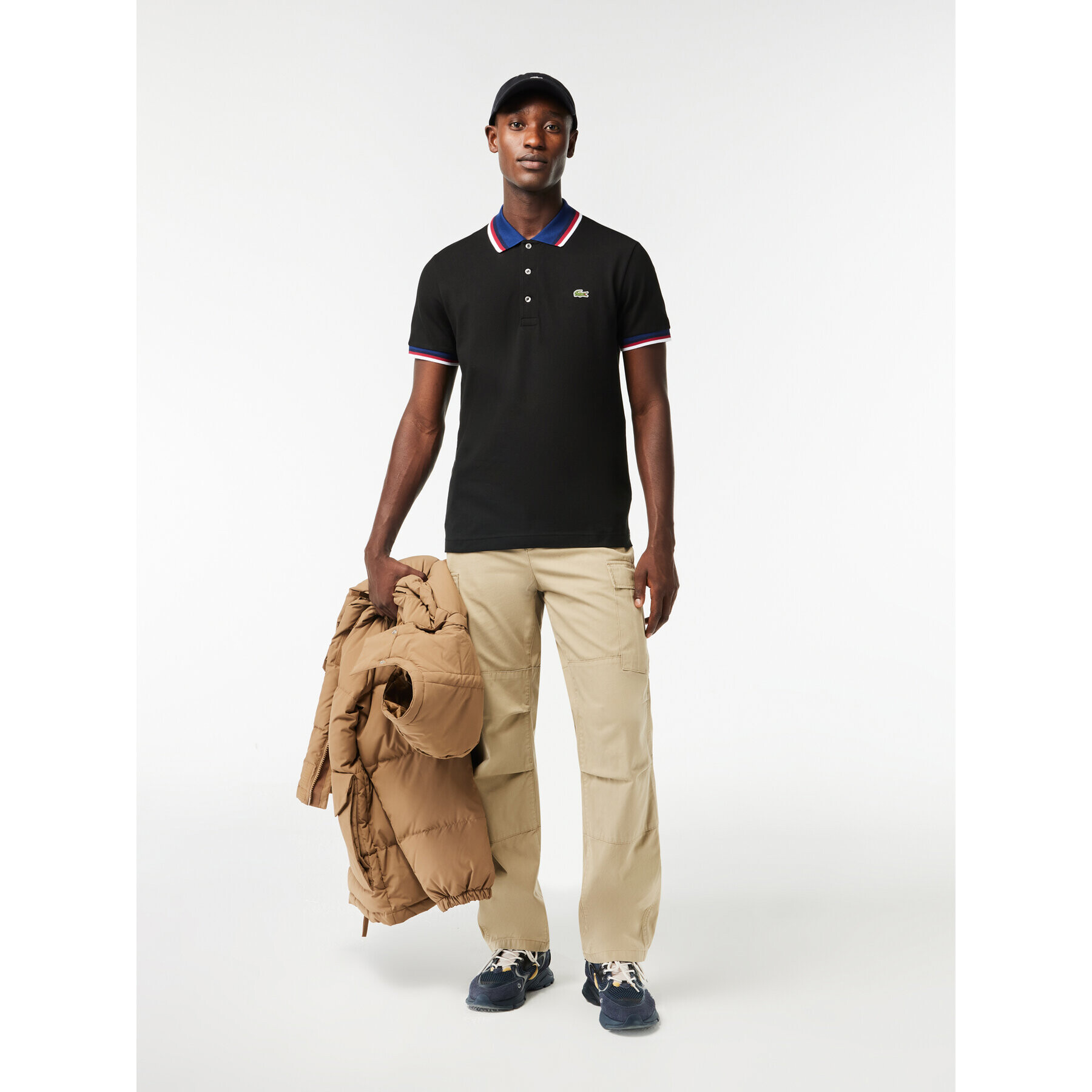 Lacoste Polokošile PH3461 Černá Regular Fit - Pepit.cz