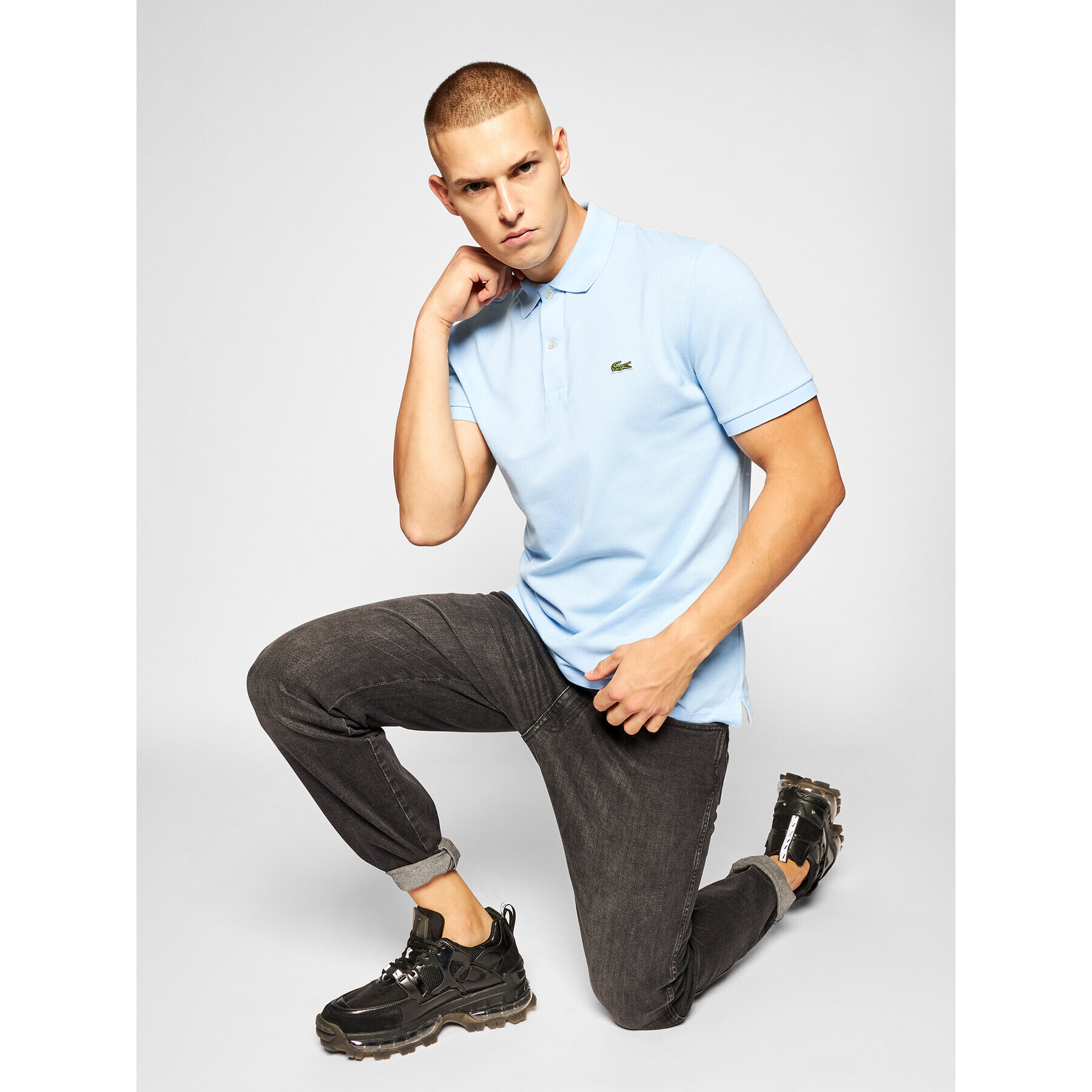 Lacoste Polokošile PH4012 Modrá Slim Fit - Pepit.cz