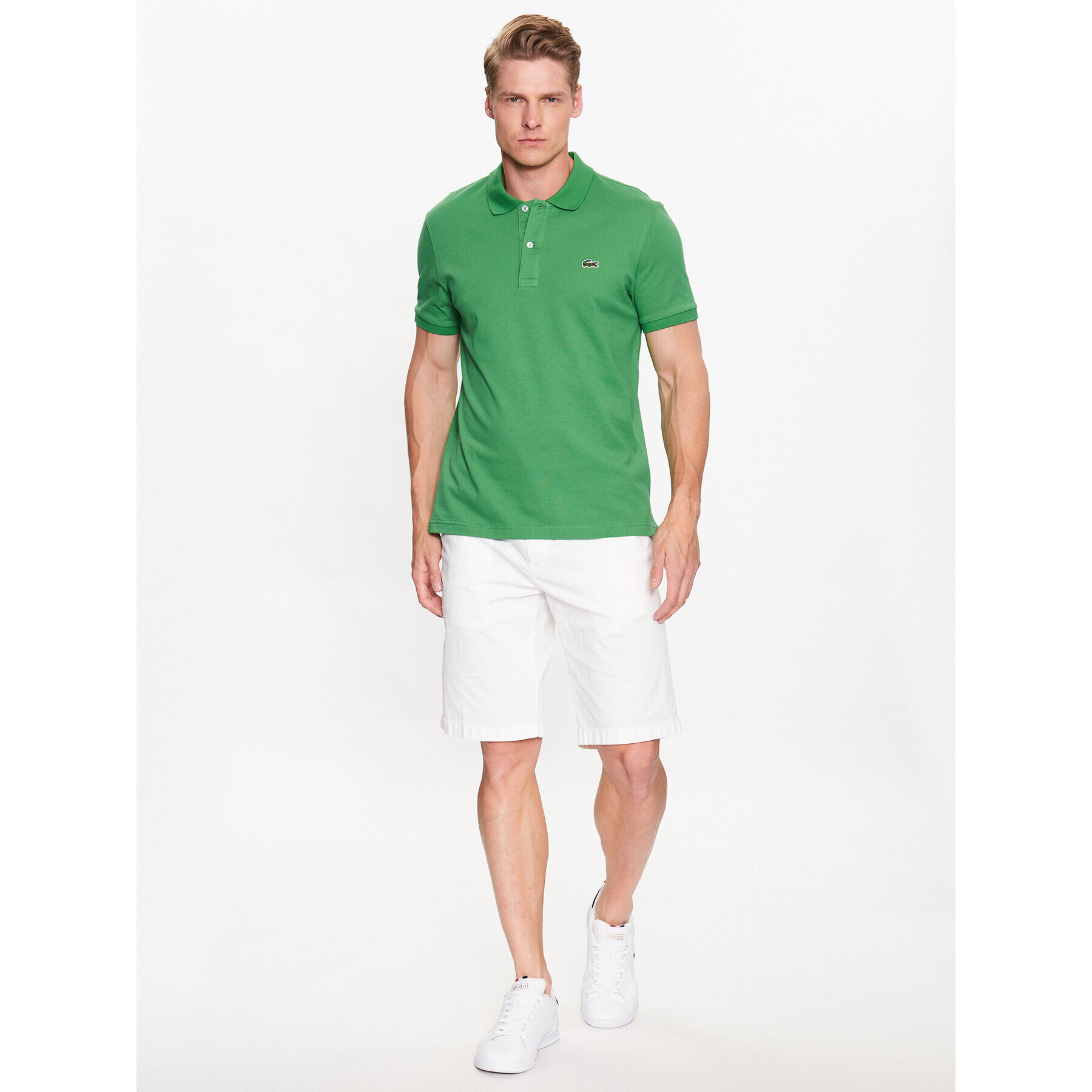 Lacoste Polokošile PH4012 Zelená Regular Fit - Pepit.cz