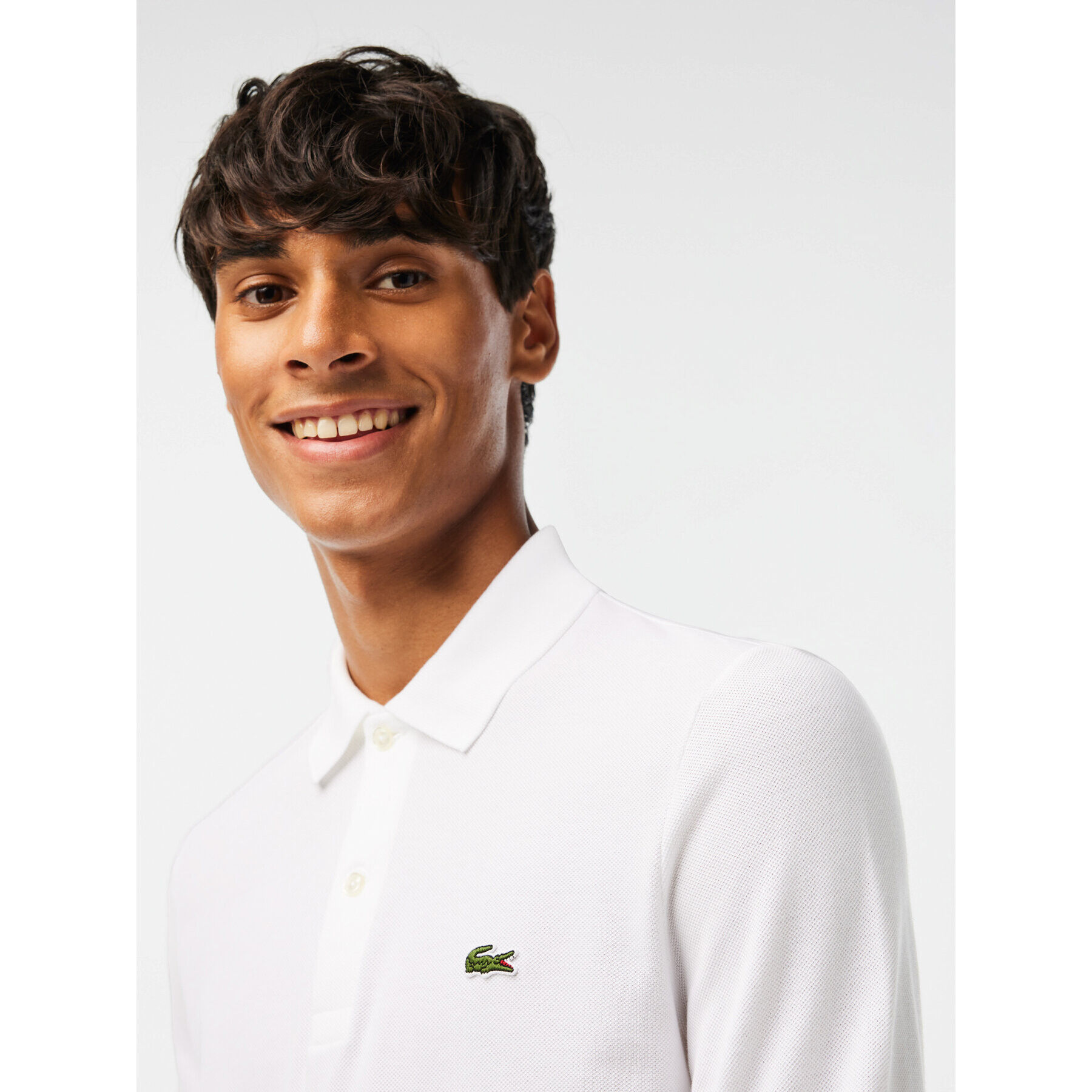 Lacoste Polokošile PH4013 Bílá Regular Fit - Pepit.cz