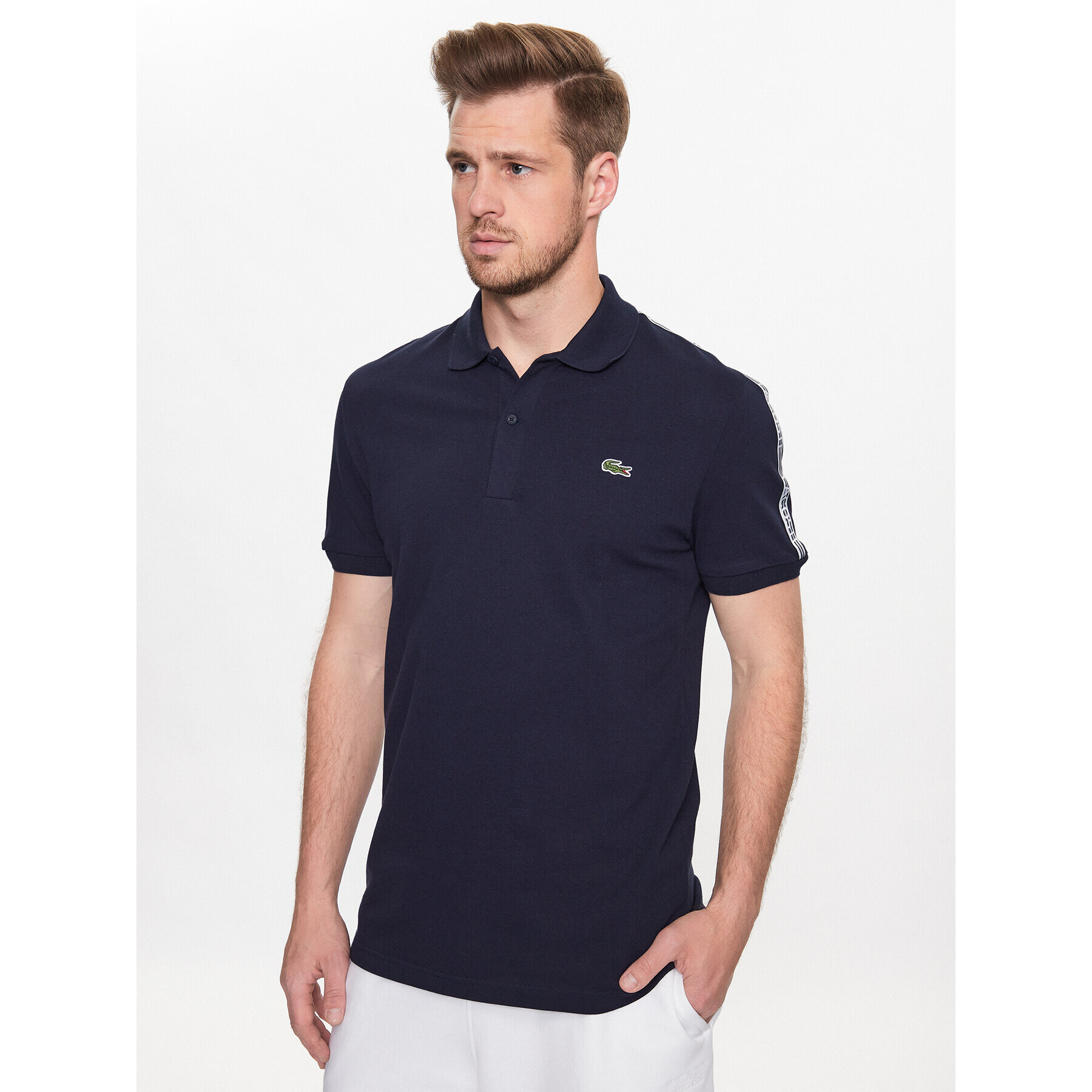 Lacoste Polokošile PH5075 Tmavomodrá Regular Fit - Pepit.cz