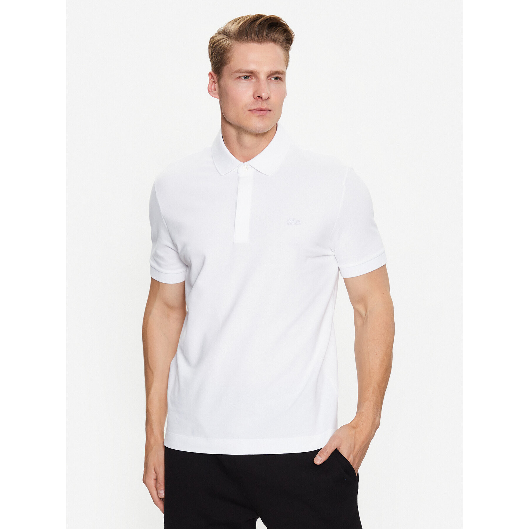 Lacoste Polokošile PH5522 Bílá Regular Fit - Pepit.cz