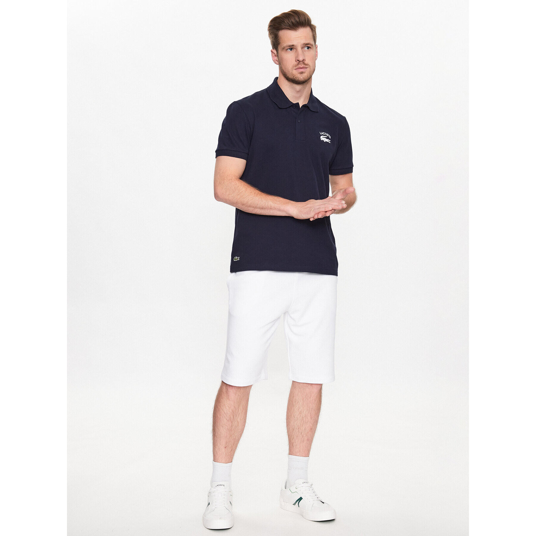 Lacoste Polokošile PH9535 Tmavomodrá Regular Fit - Pepit.cz