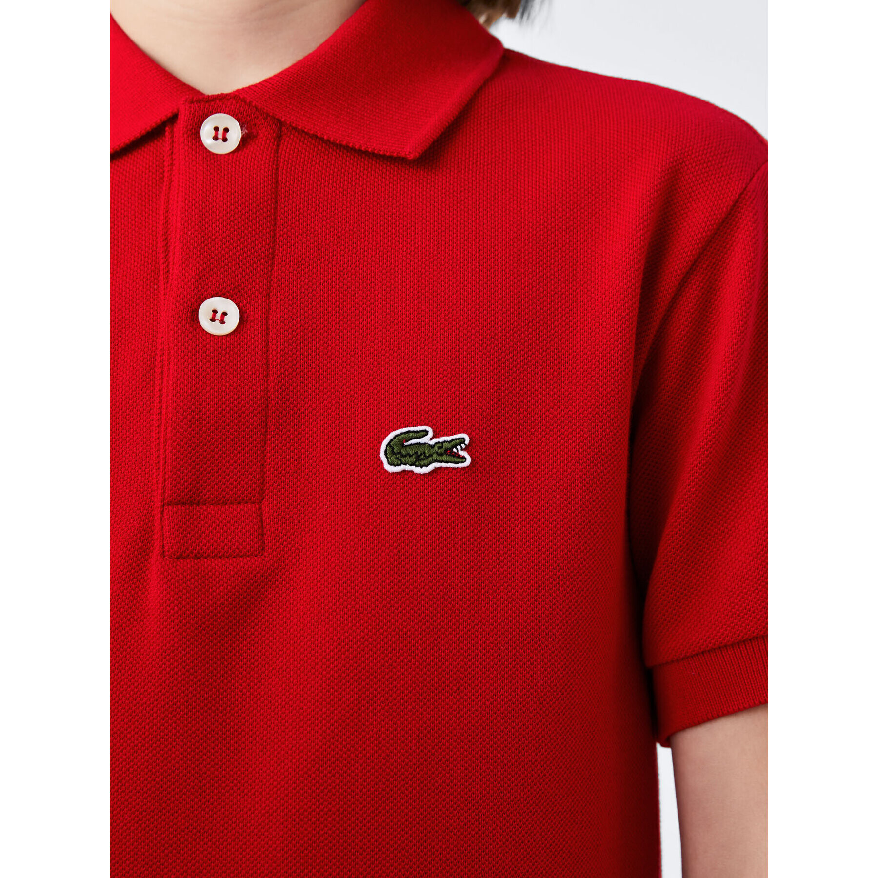 Lacoste Polokošile PJ2909 Červená Regular Fit - Pepit.cz