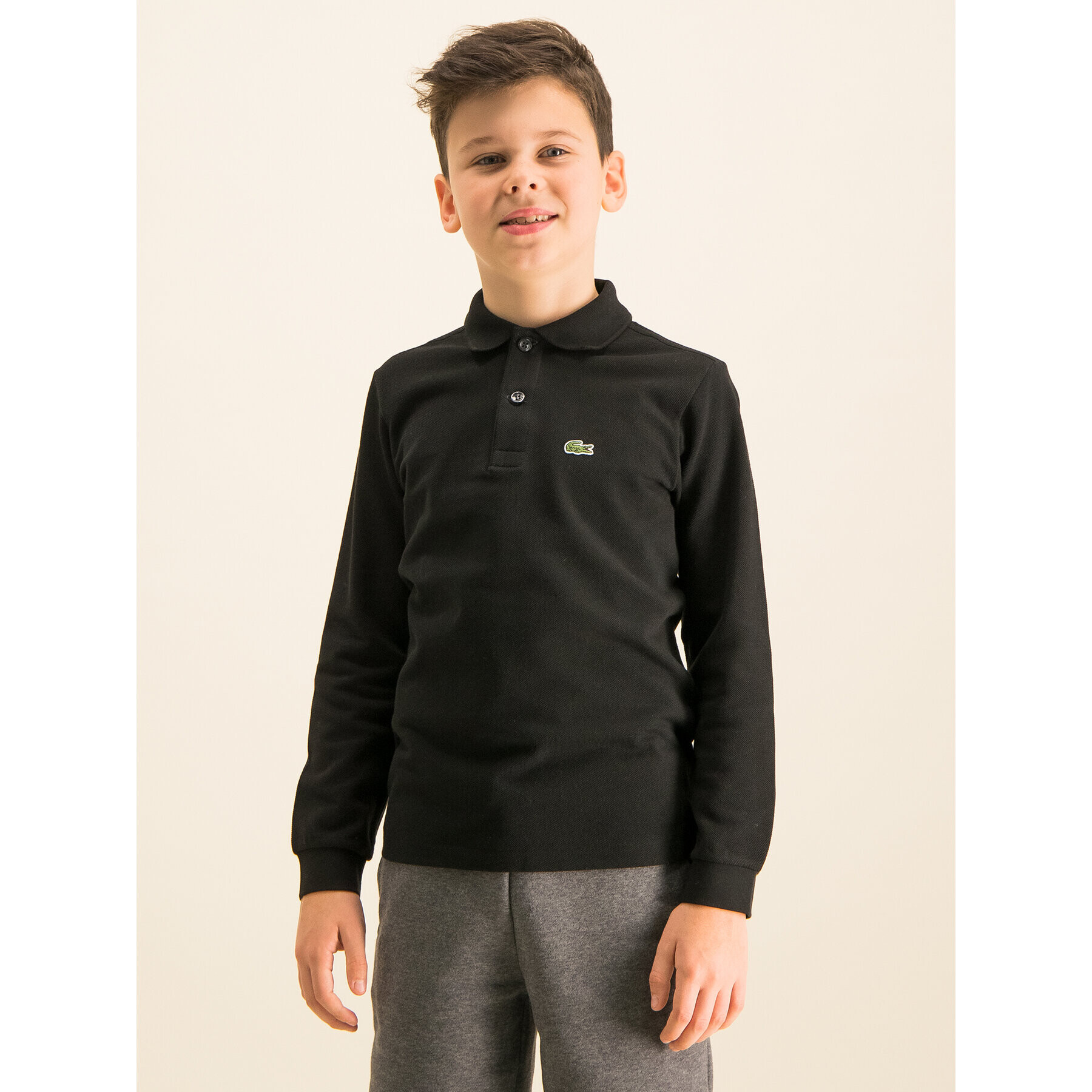 Lacoste Polokošile PJ8915 Černá Regular Fit - Pepit.cz