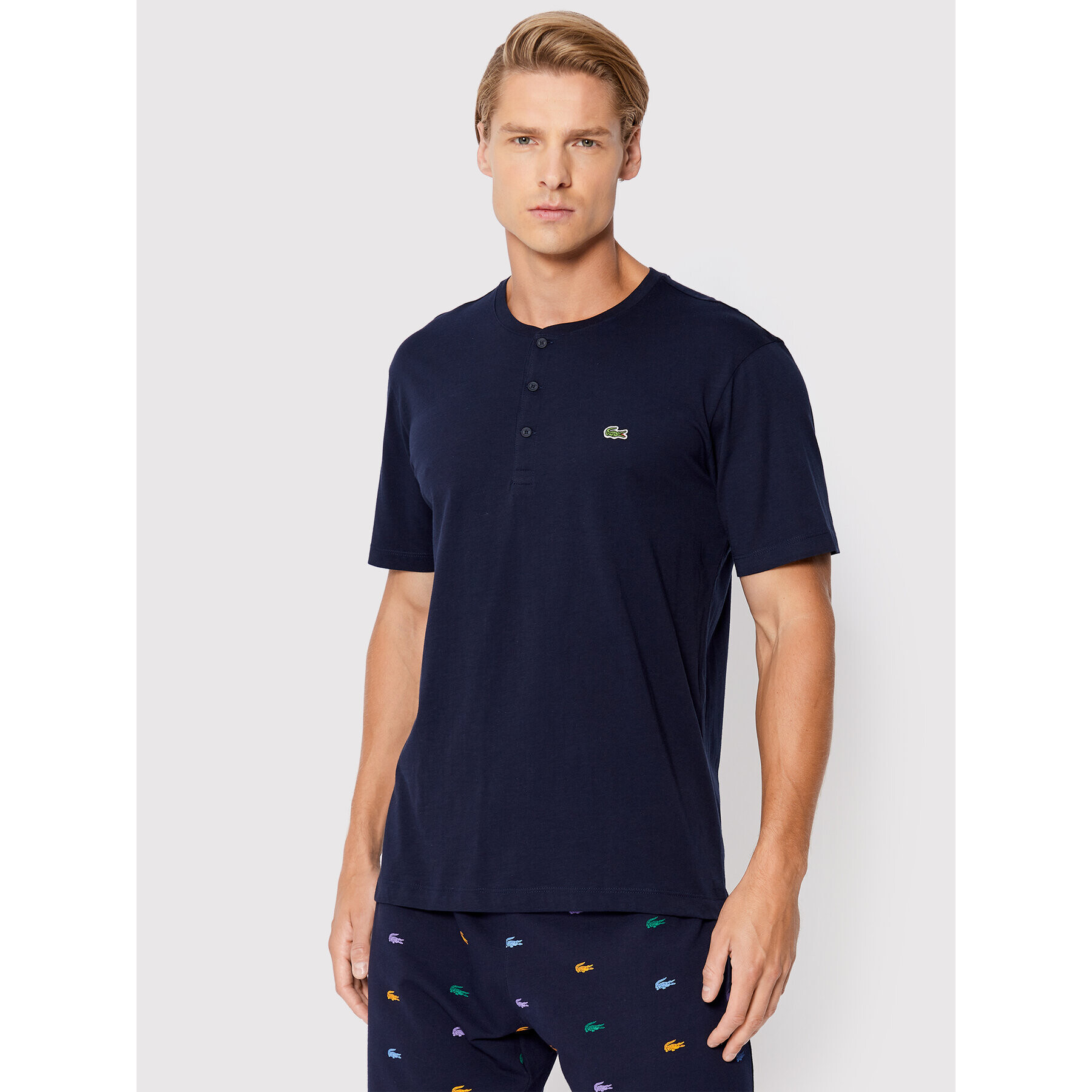 Lacoste Polokošile TH0884 Tmavomodrá Regular Fit - Pepit.cz