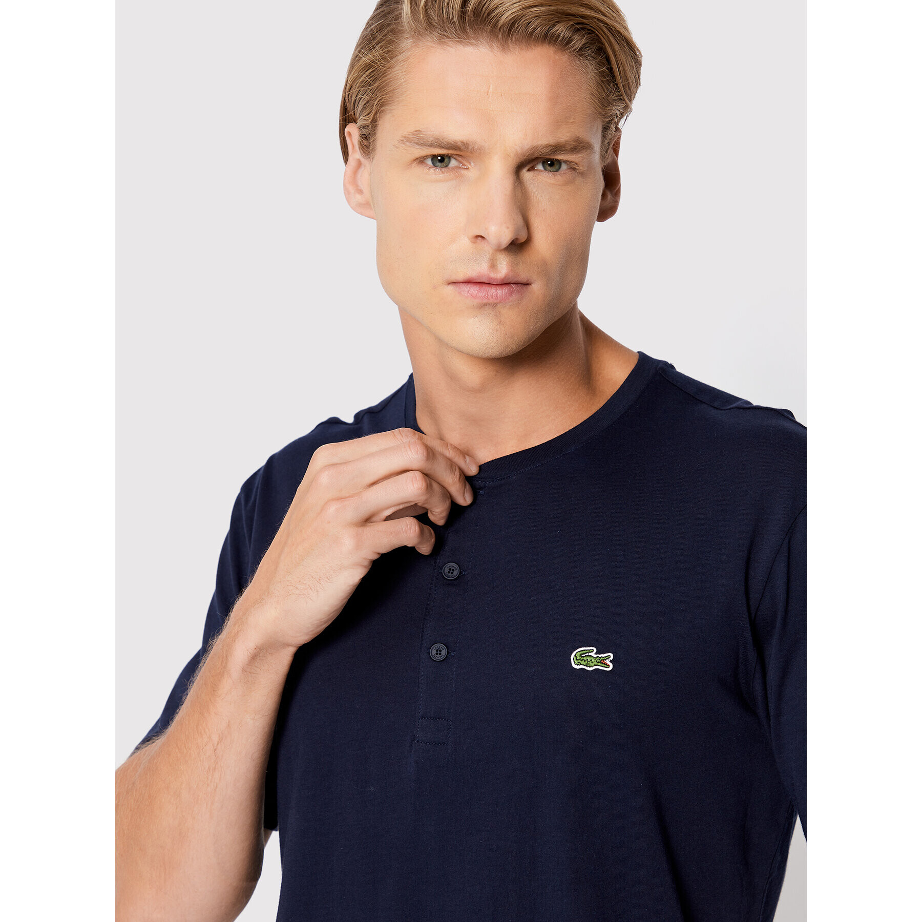 Lacoste Polokošile TH0884 Tmavomodrá Regular Fit - Pepit.cz