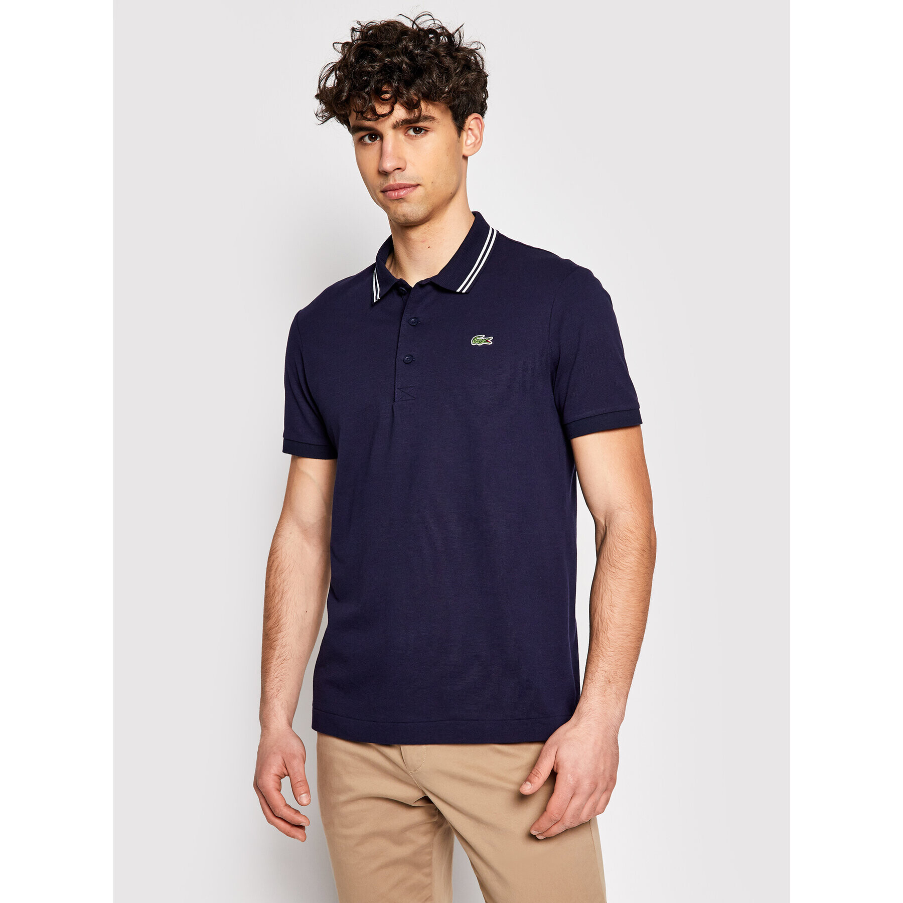 Lacoste Polokošile YH1482 Tmavomodrá Regular Fit - Pepit.cz