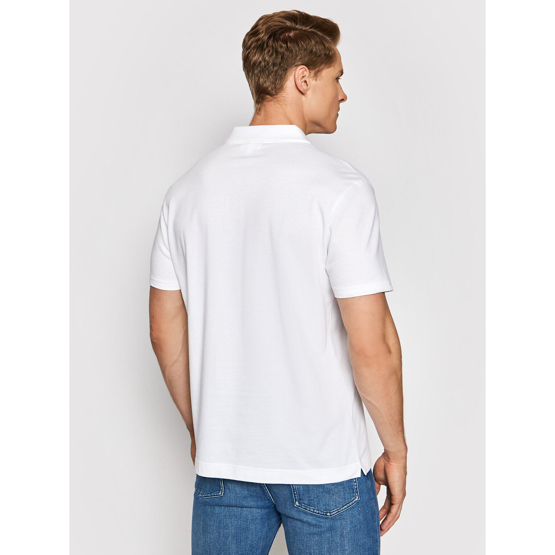 Lacoste Polokošile YH4801 Bílá Slim Fit - Pepit.cz