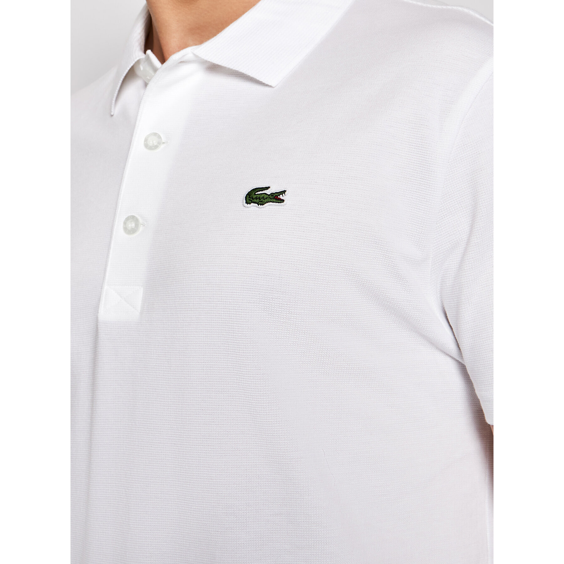 Lacoste Polokošile YH4801 Bílá Slim Fit - Pepit.cz