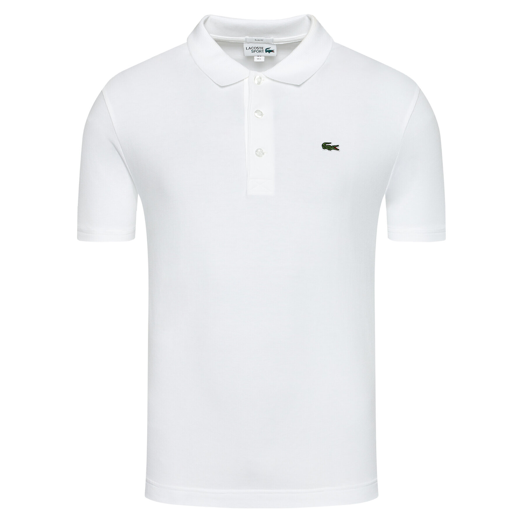 Lacoste Polokošile YH4801 Bílá Slim Fit - Pepit.cz