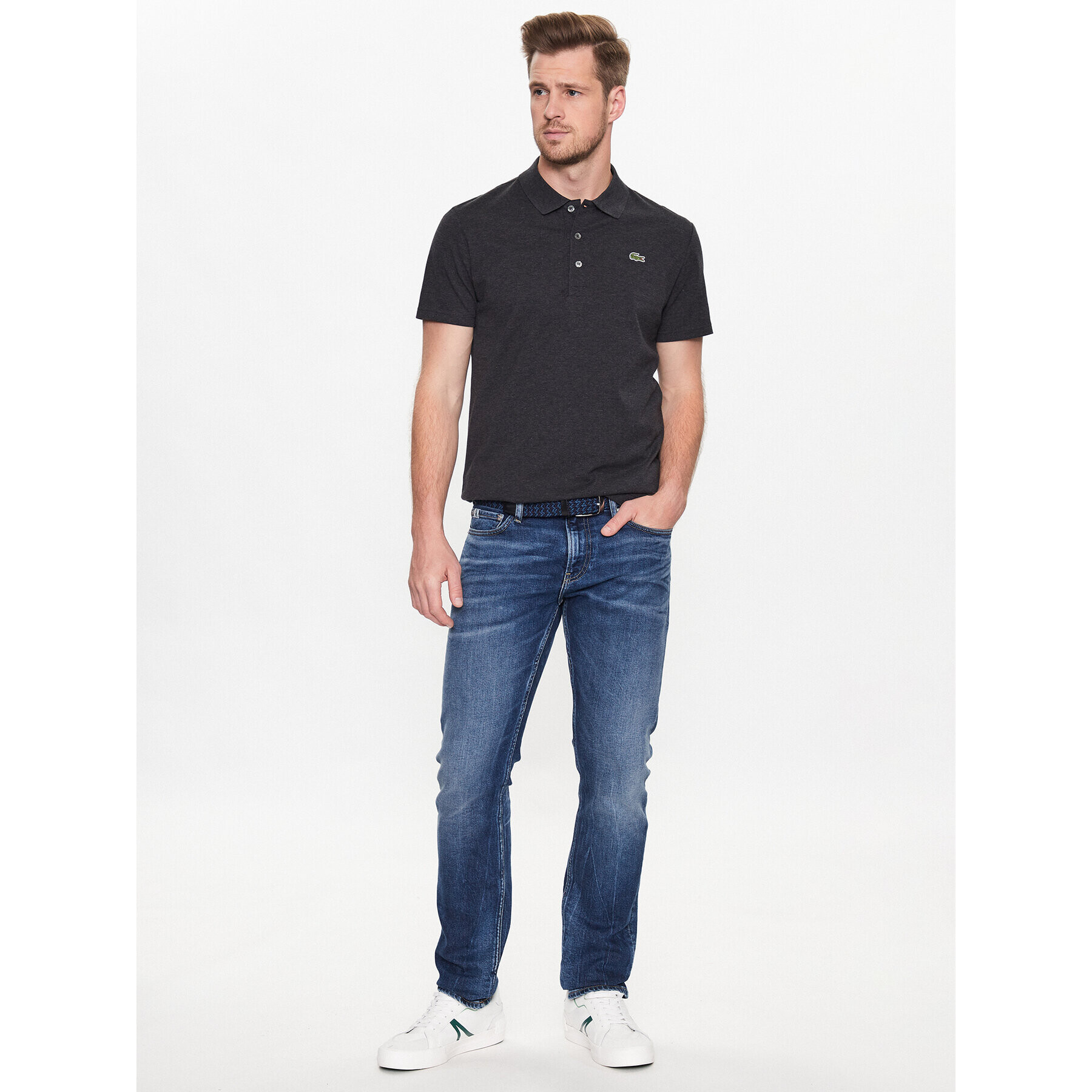 Lacoste Polokošile YH4801 Černá Regular Fit - Pepit.cz