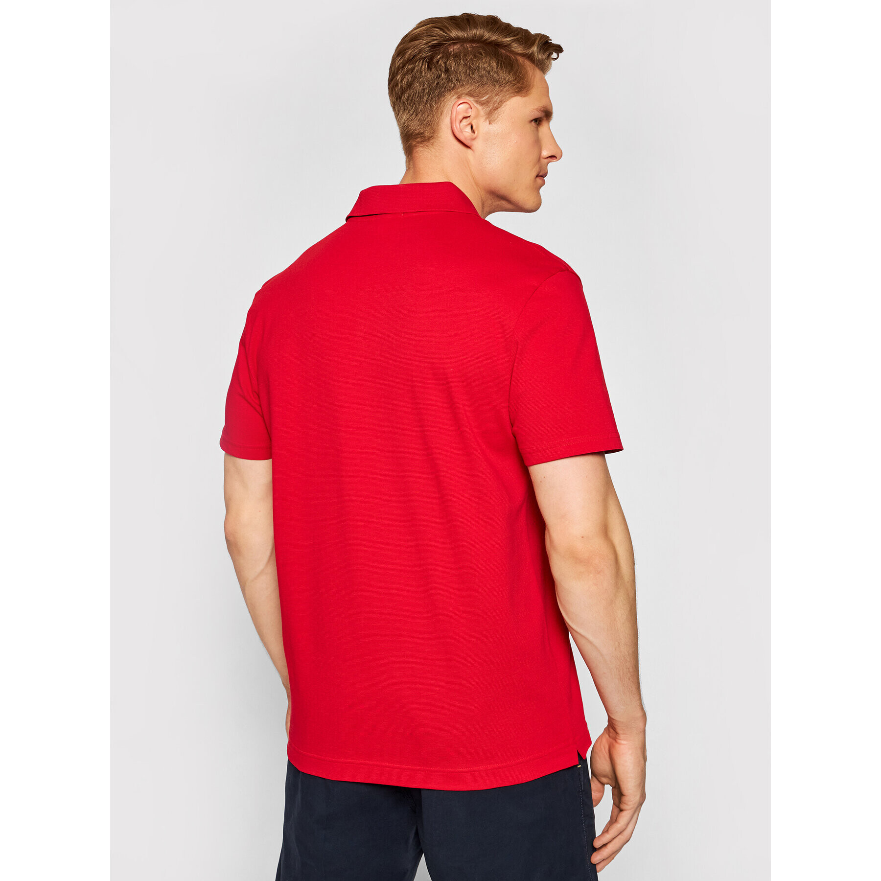 Lacoste Polokošile YH4801 Červená Slim Fit - Pepit.cz