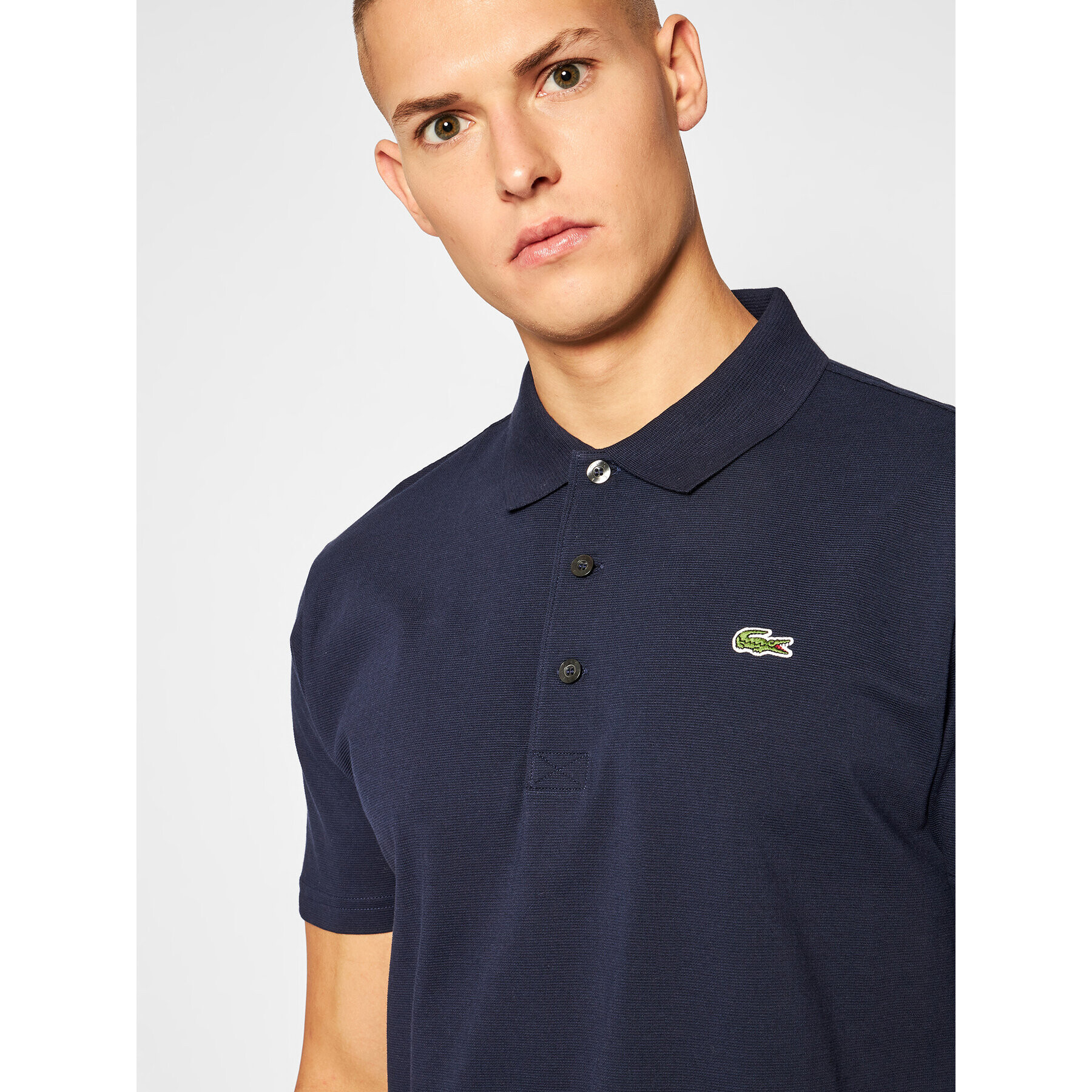 Lacoste Polokošile YH4801 Tmavomodrá Slim Fit - Pepit.cz